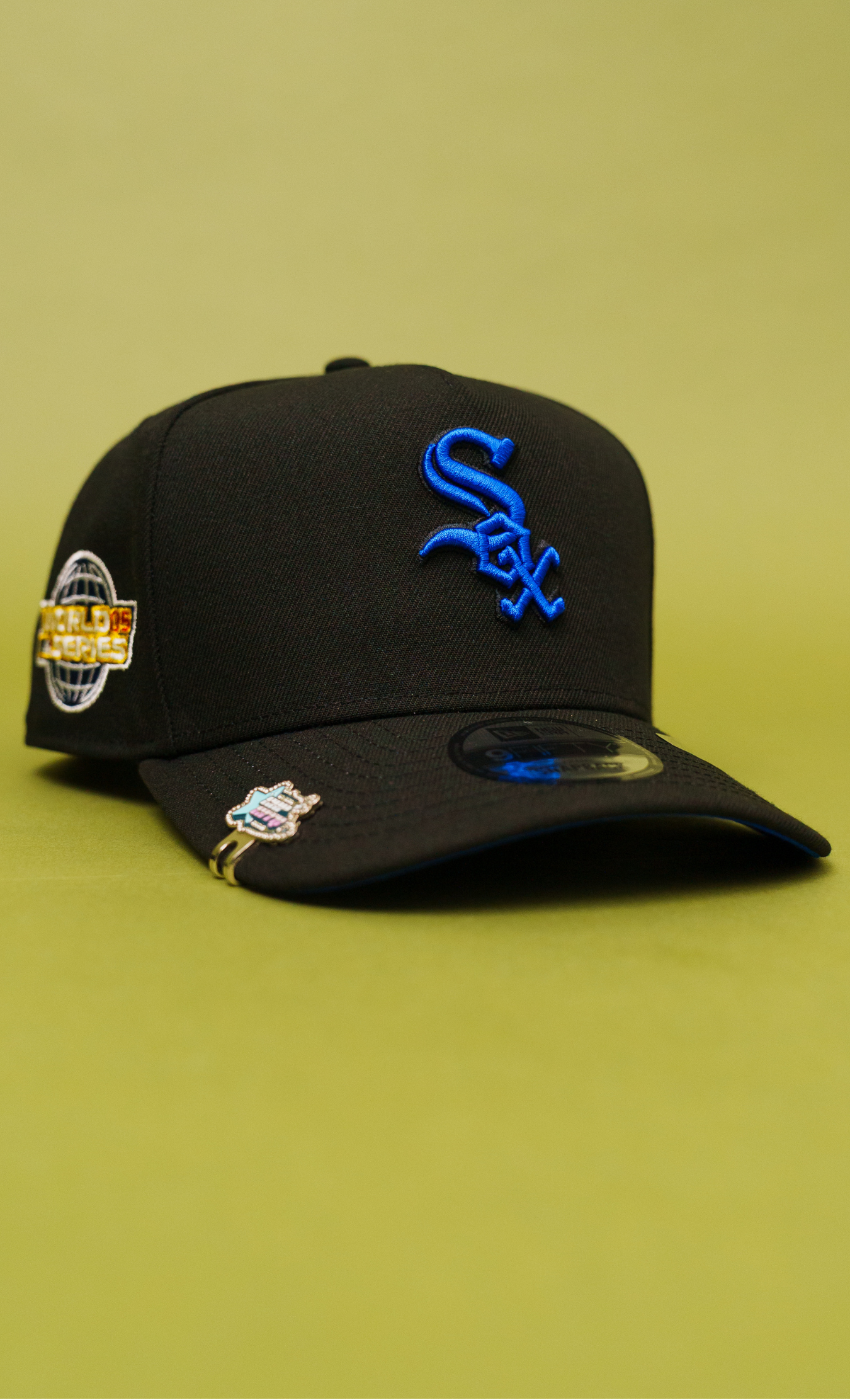 New Era 9Fifty A-Frame Black Chicago White Sox Snapback W/ 2005 World Series Side Patch