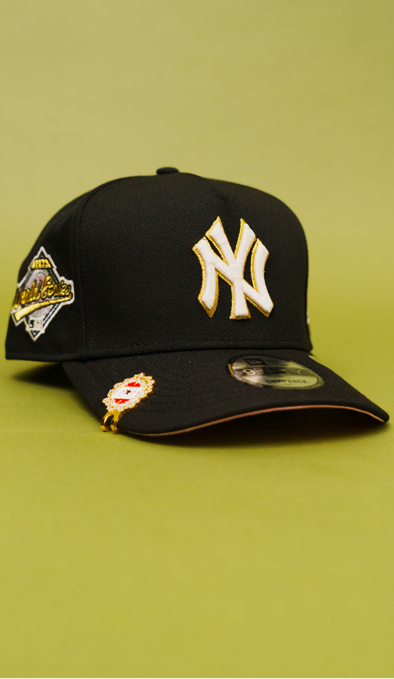 New Era 9Fifty A-Frame Black New York Yankees Snapback W/ 1996 World Series Side Patch