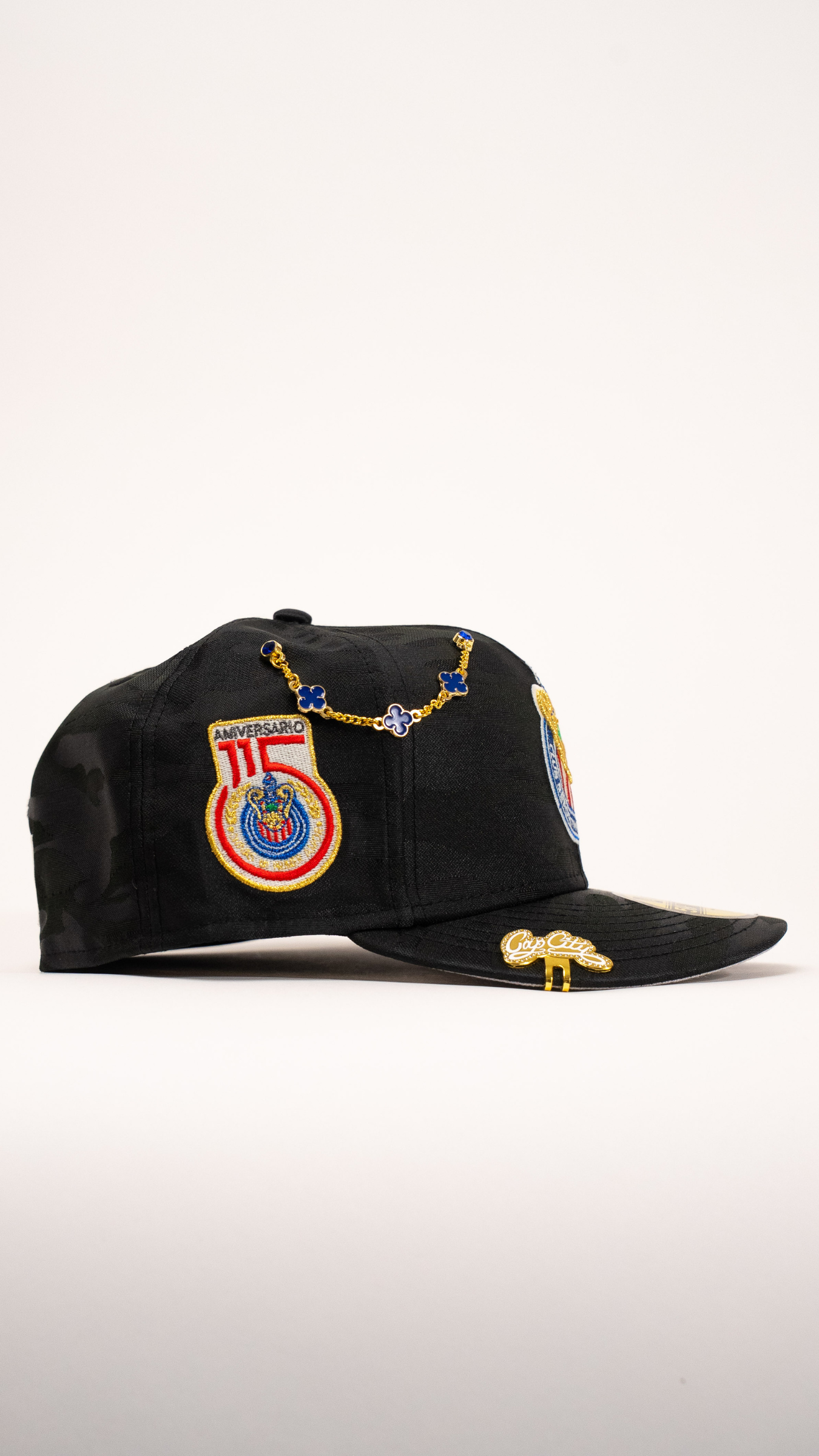New Era Exclusive 59Fifty Black Camo Chivas De Guadalajara W/ 115th Anniversary Side Patch