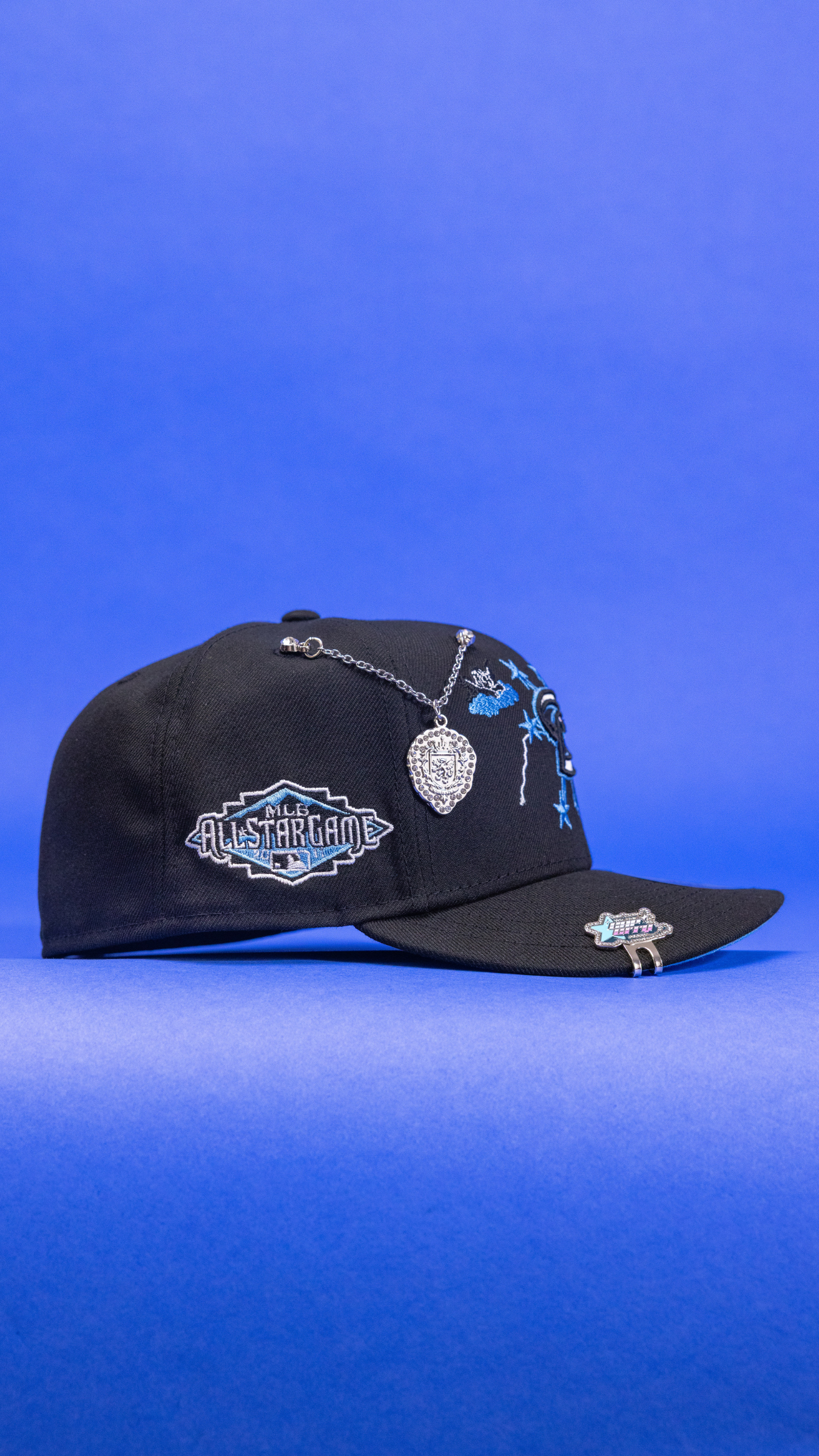 New Era Exclusive 59Fifty Black Arizona Diamondbacks W/ Embroidery + All Star Game Side Patch