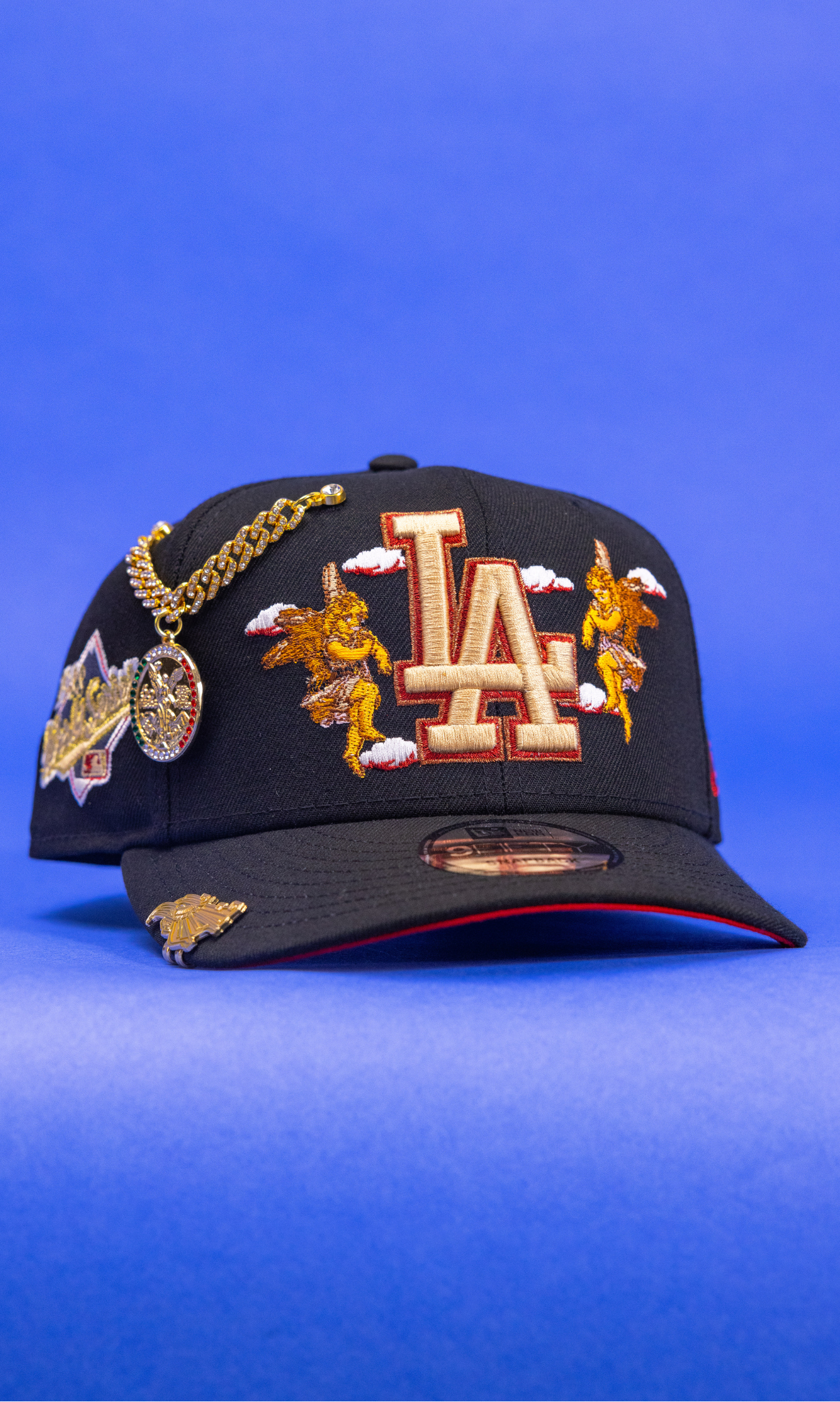 New Era Exclusive 9Fifty Black Los Angeles Dodgers "City of Angels" Snapback W/ 1988 World Series Side Patch