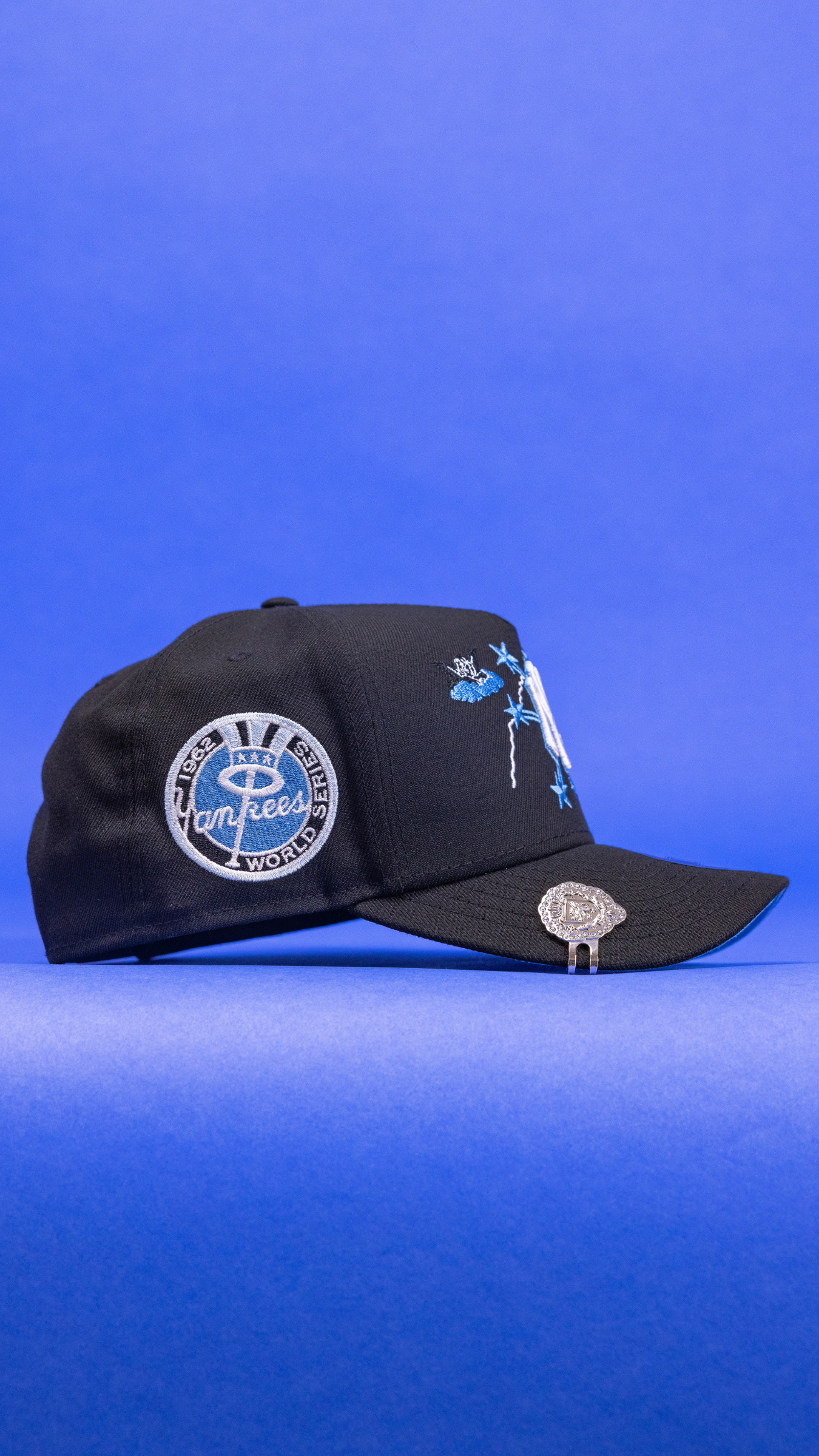 New Era 9Fifty A-Frame Black New York Yankees Snapback W/ Embroidery + World Series Side Patch