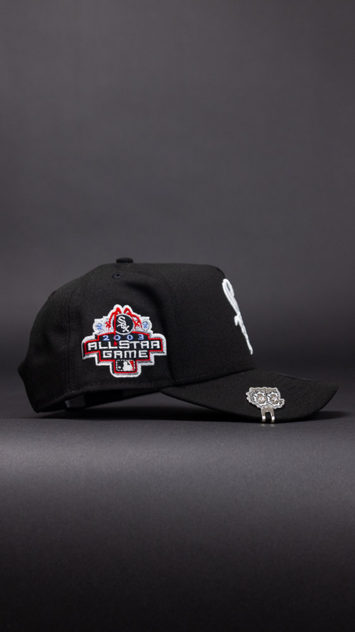 New Era 9Fifty A-Frame Black Chicago White Sox Snapback W/ 2003 All Star Game Side Patch
