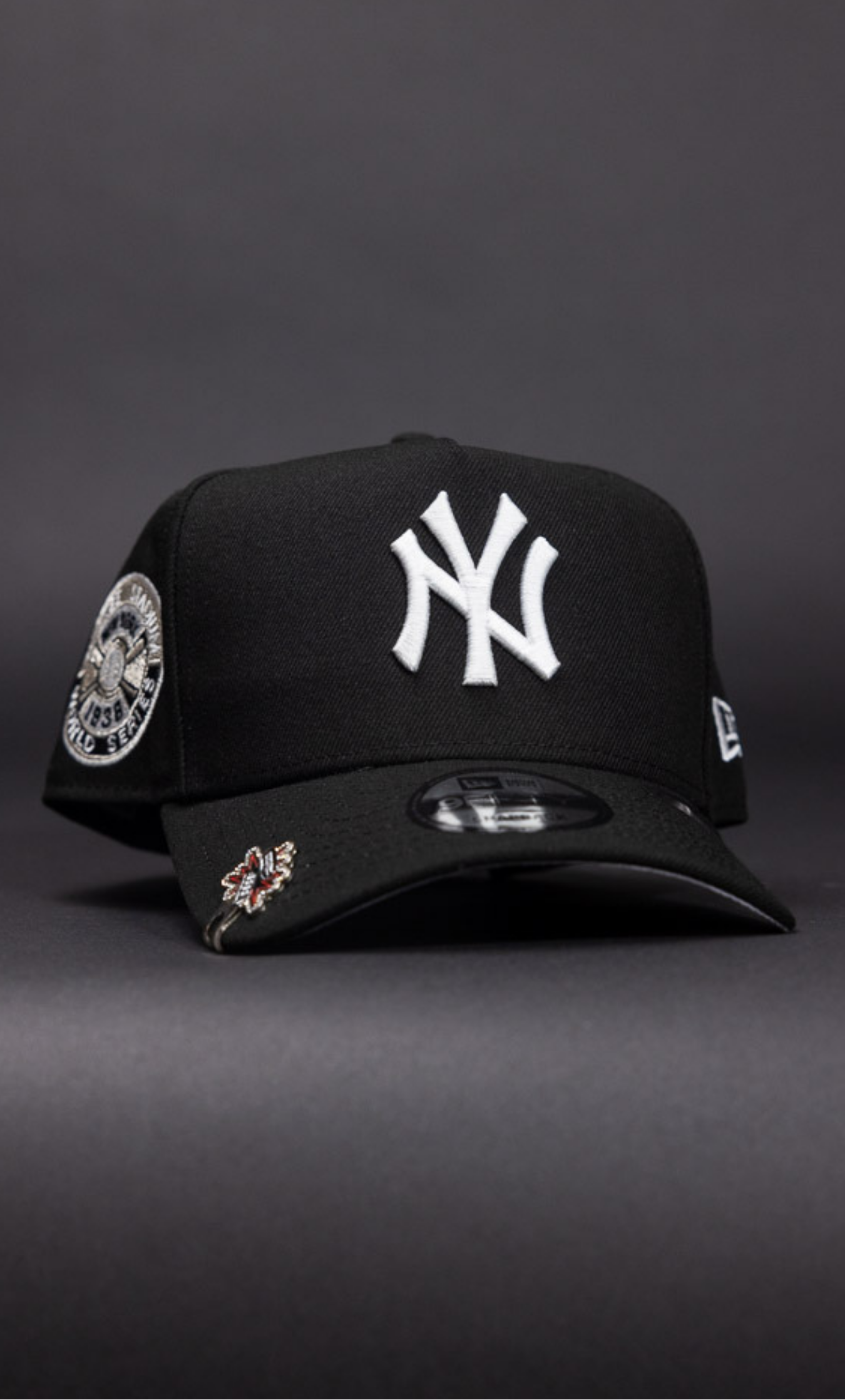 New Era 9Fifty A-Frame Black New York Yankees Snapback W/ 1938 World Series Side Patch