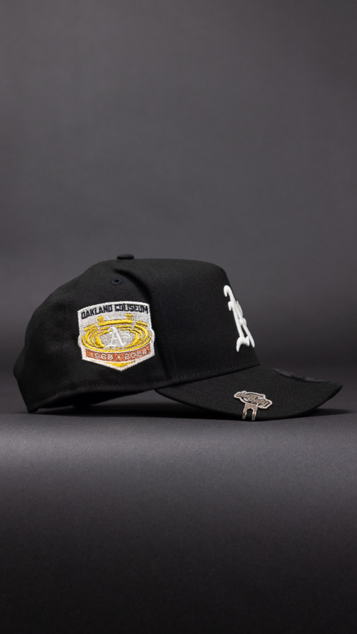 New Era 9Fifty A-Frame Black Oakland Athletics Snapback W/ Coliseum Side Patch