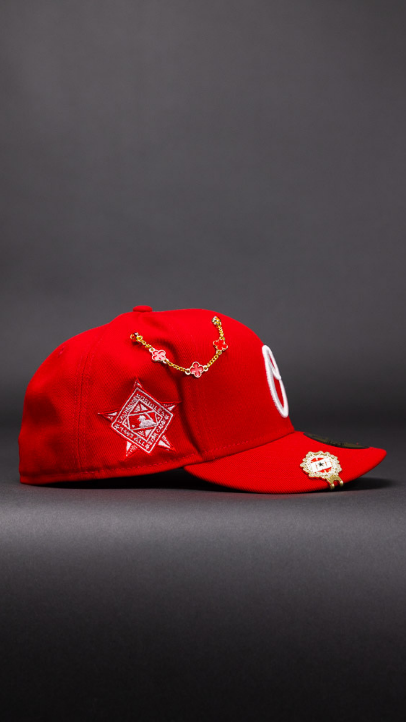 New Era Exclusive 59Fifty Red Baltimore Orioles W/ All Star Game Side Patch