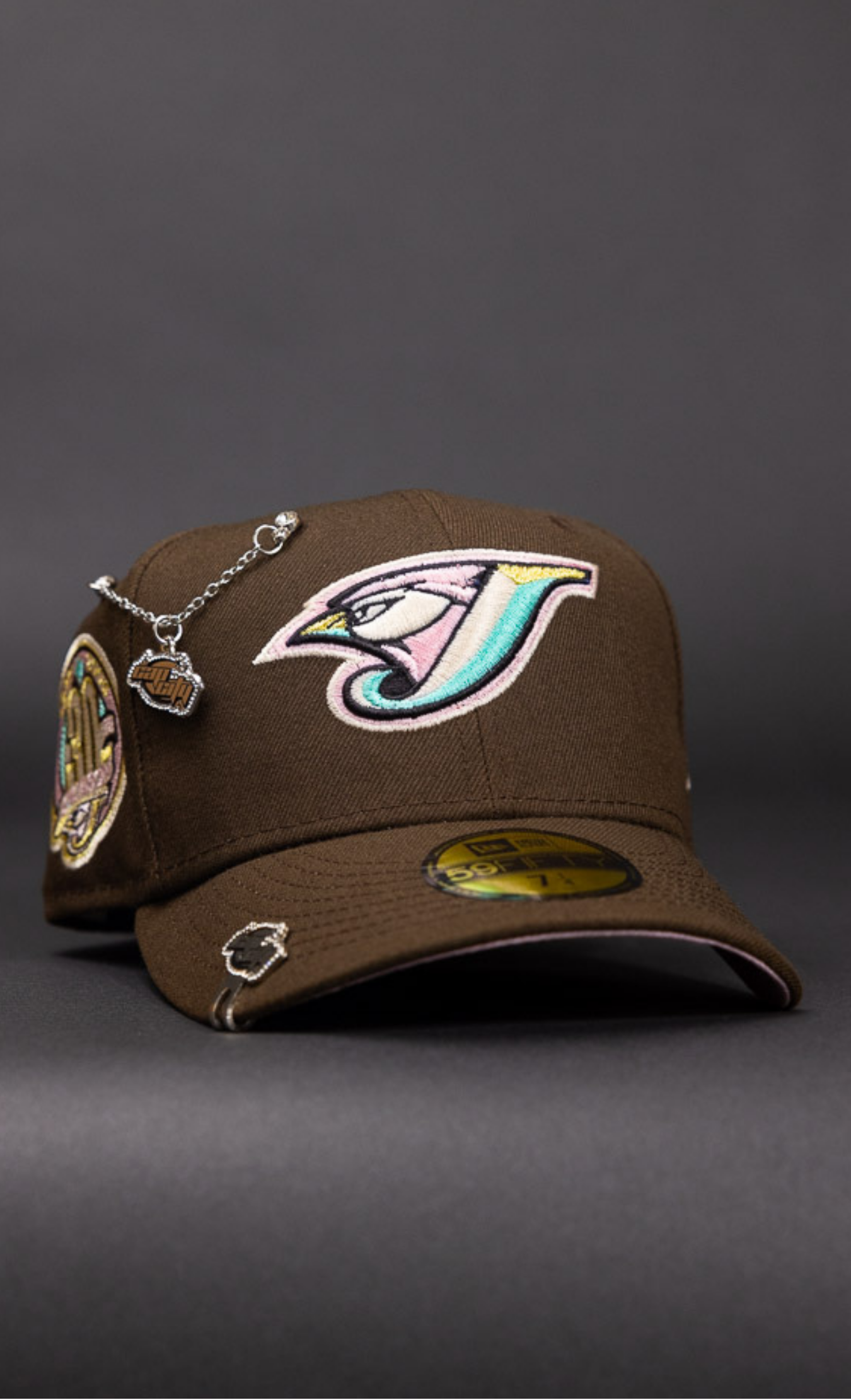 New Era Exclusive 59Fifty Brown Toronto Blue Jays W/ 30th Season Side Patch