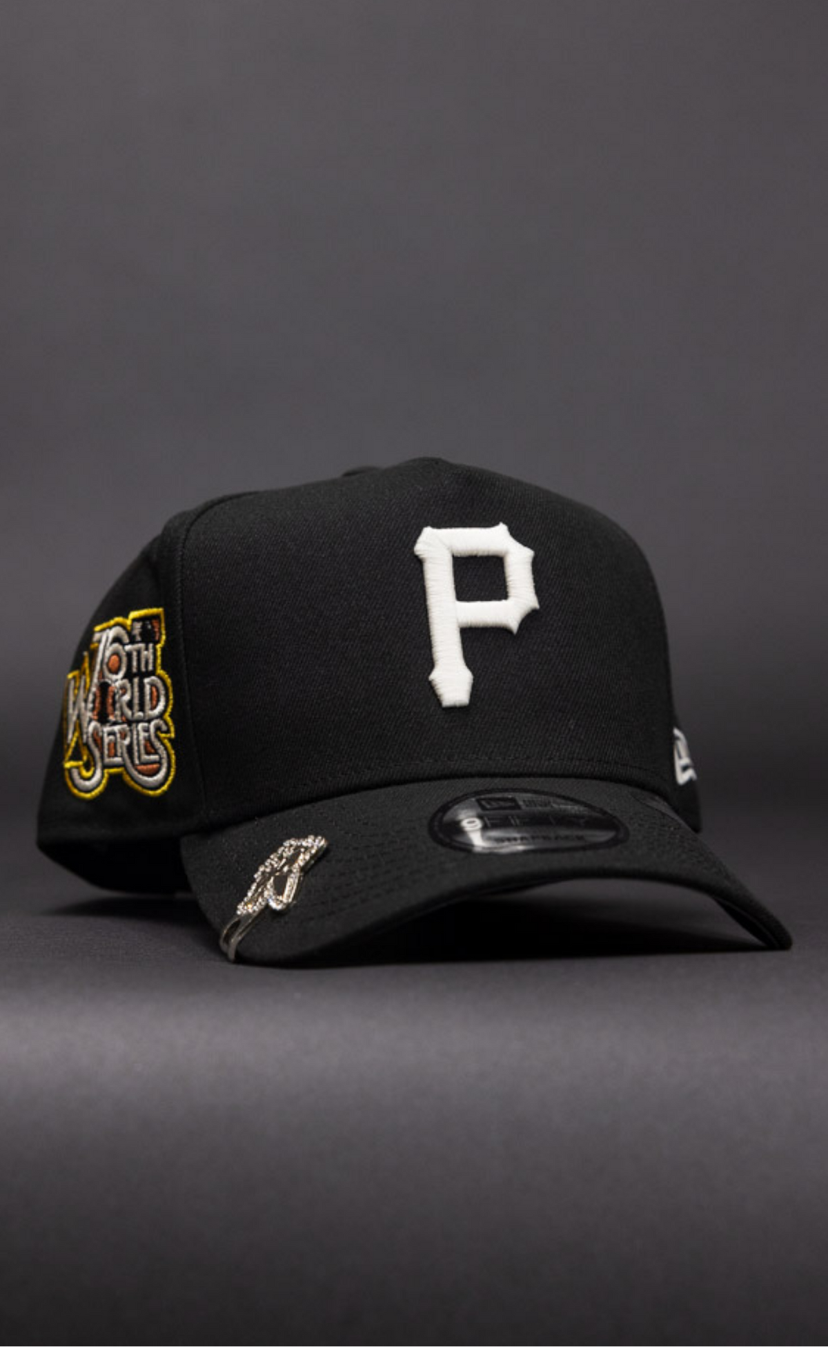 New Era 9Fifty A-Frame Black Pittsburgh Pirates Snapback W/ 76th World Series Side Patch