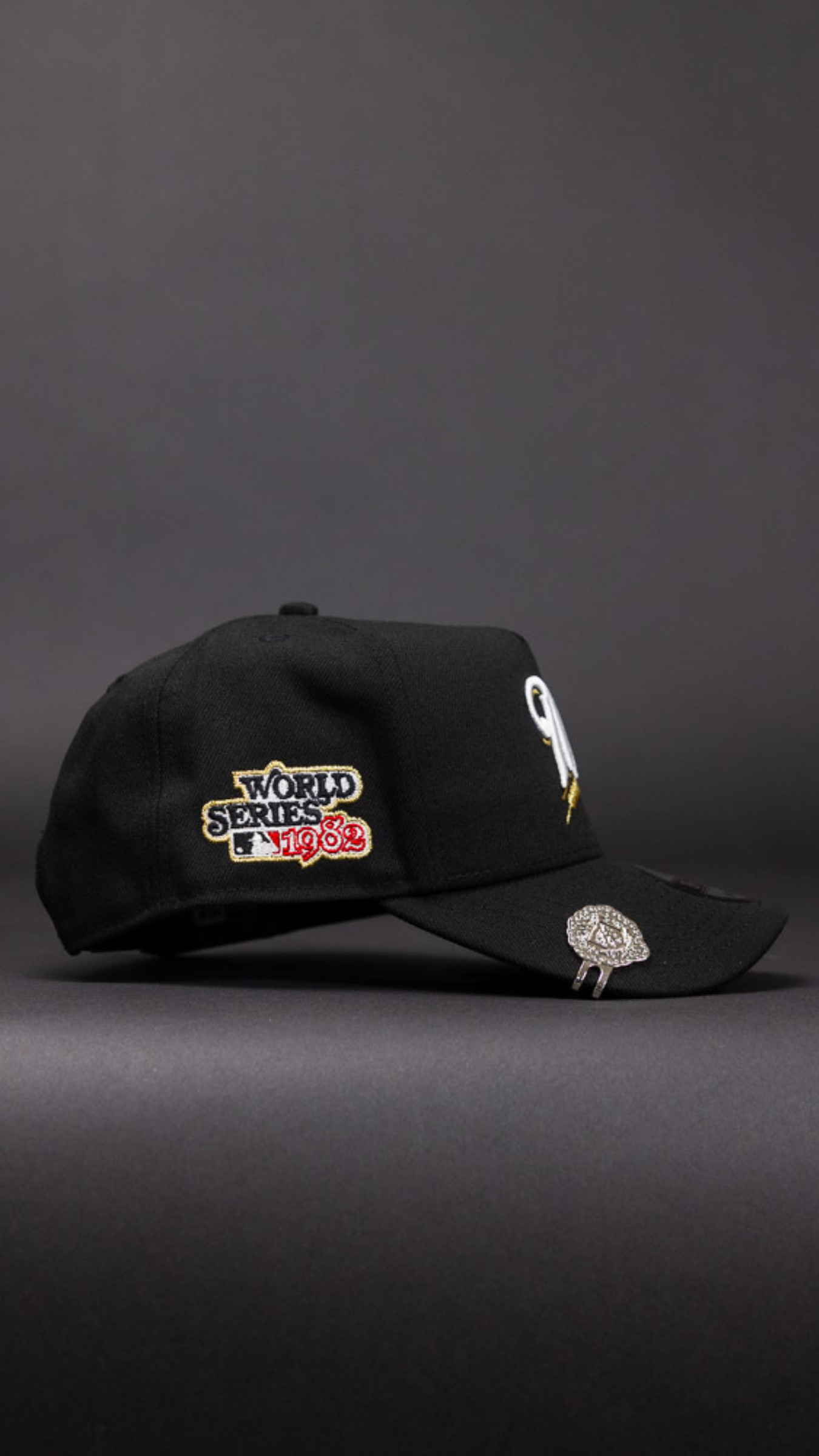 New Era 9Fifty A-Frame Black Milwaukee Brewers Snapback W/ 1982 World Series Side Patch