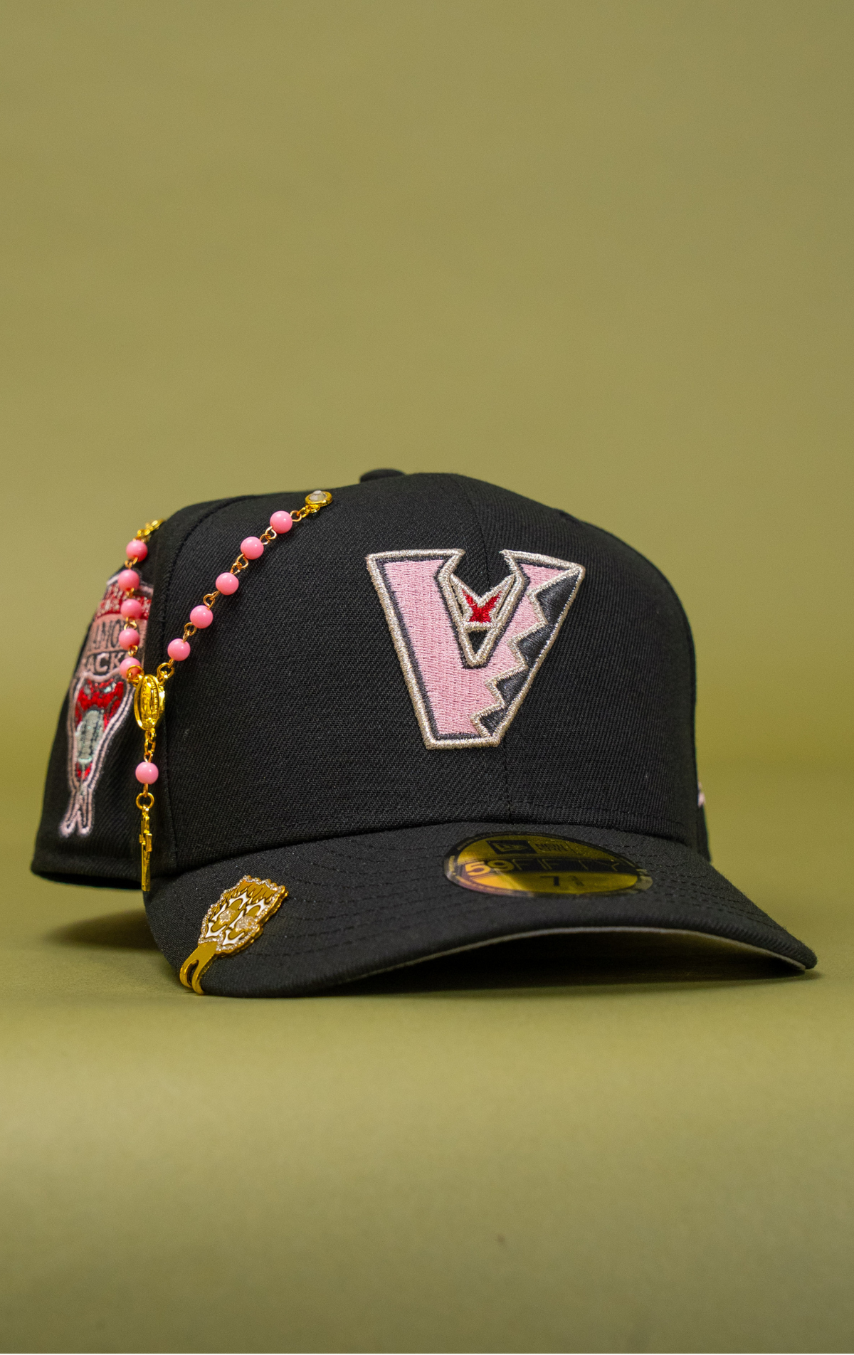 New Era Exclusive 59Fifty Black Upside Down Arizona Diamondbacks W/ 1998 Inaugural Season Side Patch