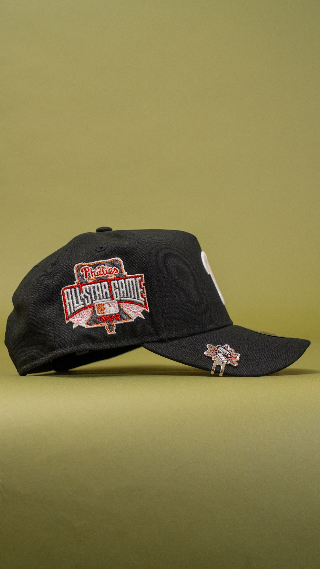 New Era 9Fifty A-Frame Black Philadelphia Phillies Snapback W/ 1996 All Star Game Side Patch
