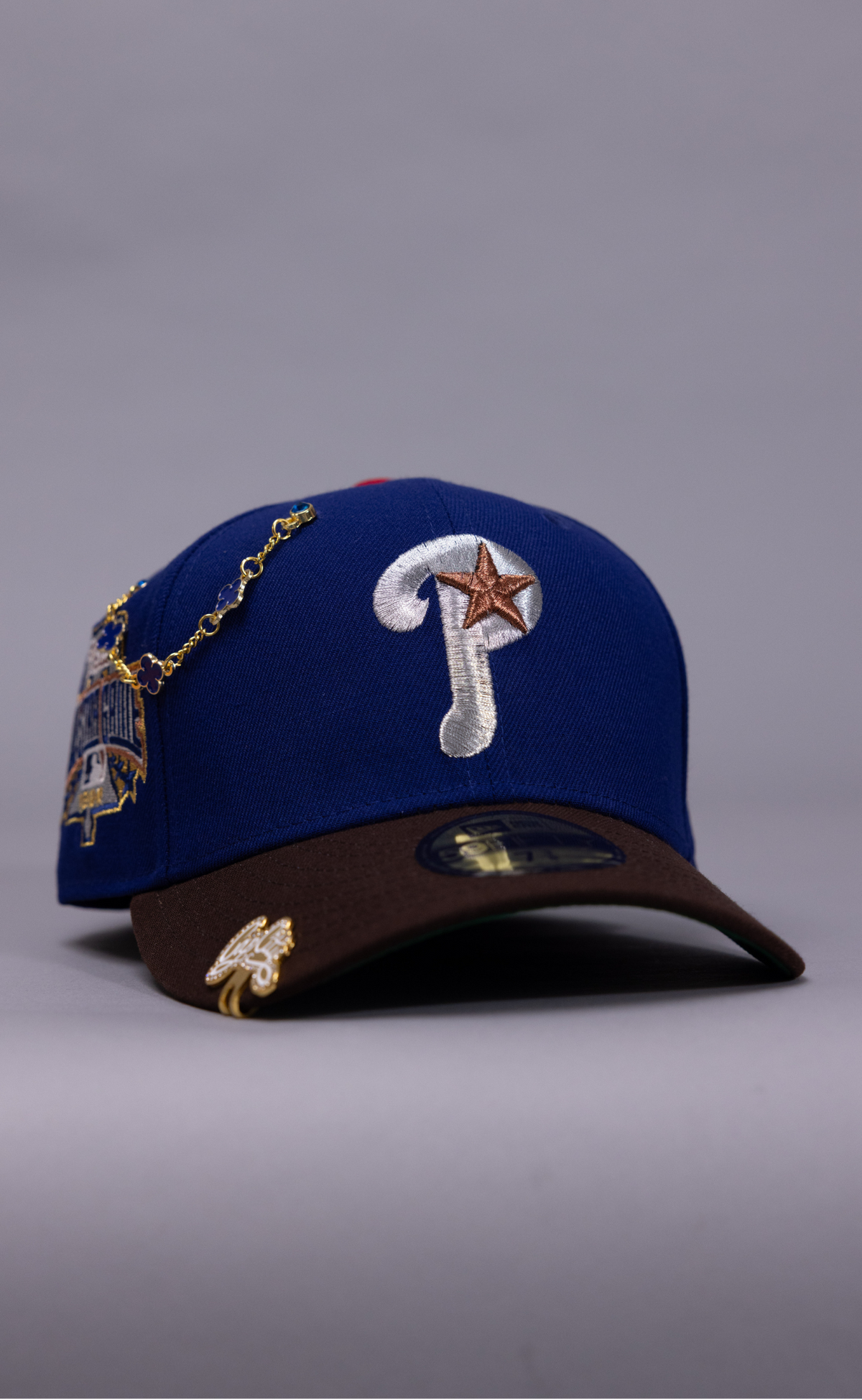 New Era Exclusive 59Fifty Navy Philadelphia Phillies W/ 1996 All Star Game Side Patch