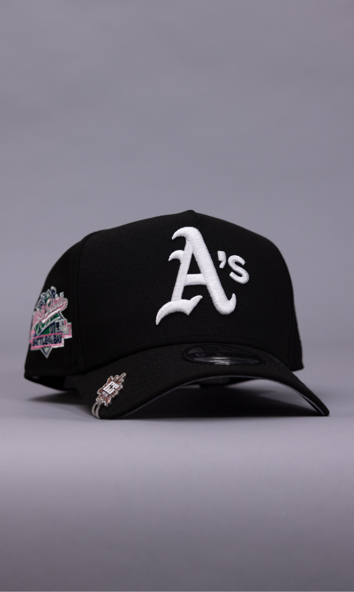 New Era 9Fifty A-Frame Black Oakland Athletics Snapback W/ Battle Of The Bay Side Patch