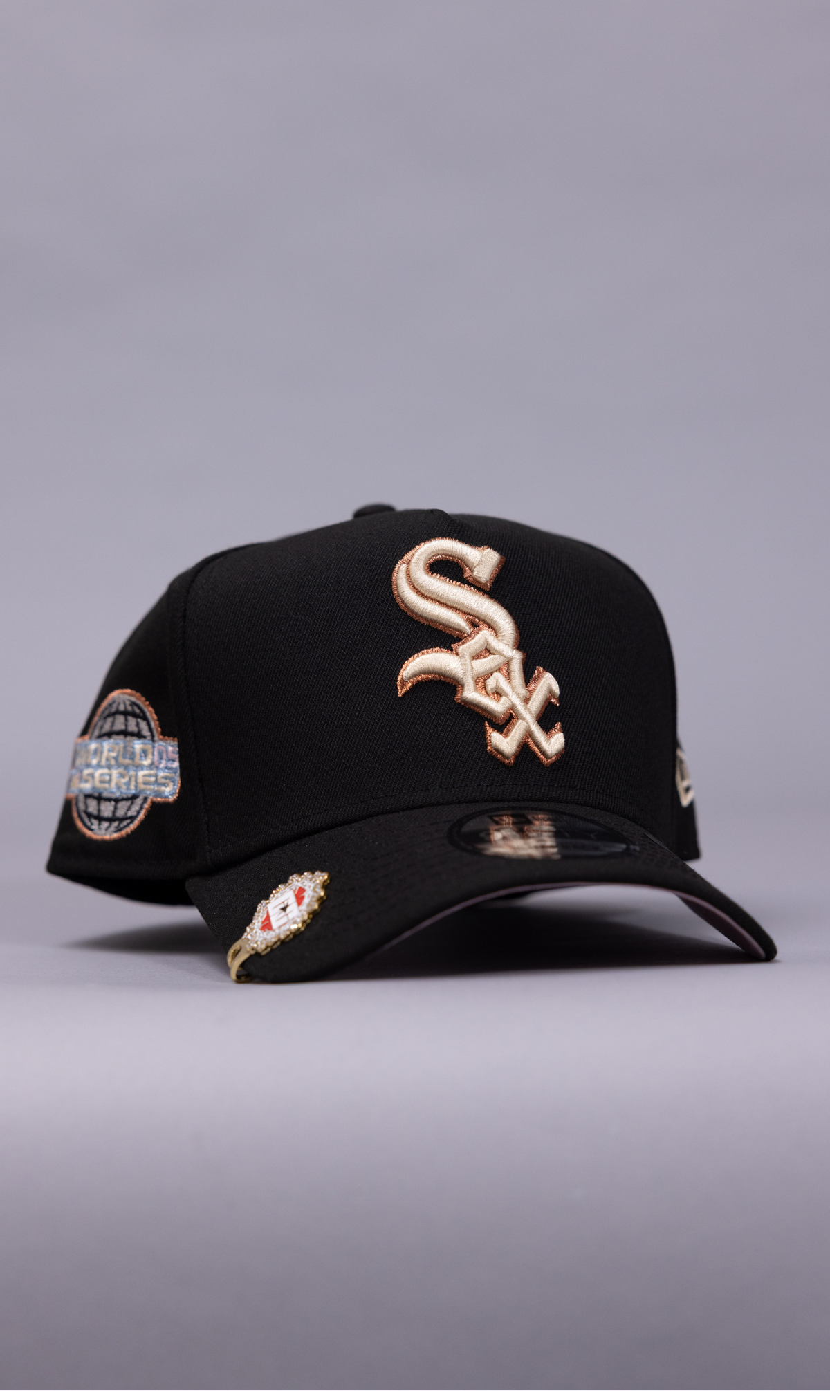 New Era 9Fifty A-Frame Black Chicago White Sox Snapback W/ 2005 World Series Side Patch