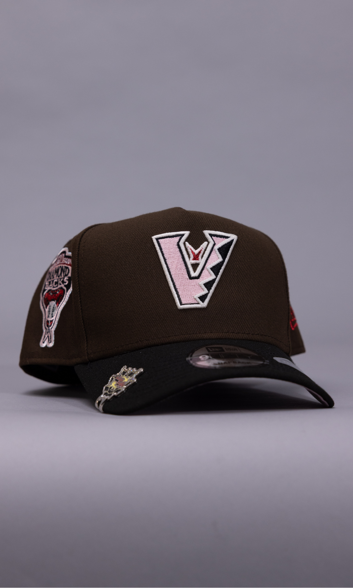 New Era 9Fifty A-Frame Brown/Black Upside Down Arizona Diamondbacks W/ Inaugural Season Side Patch