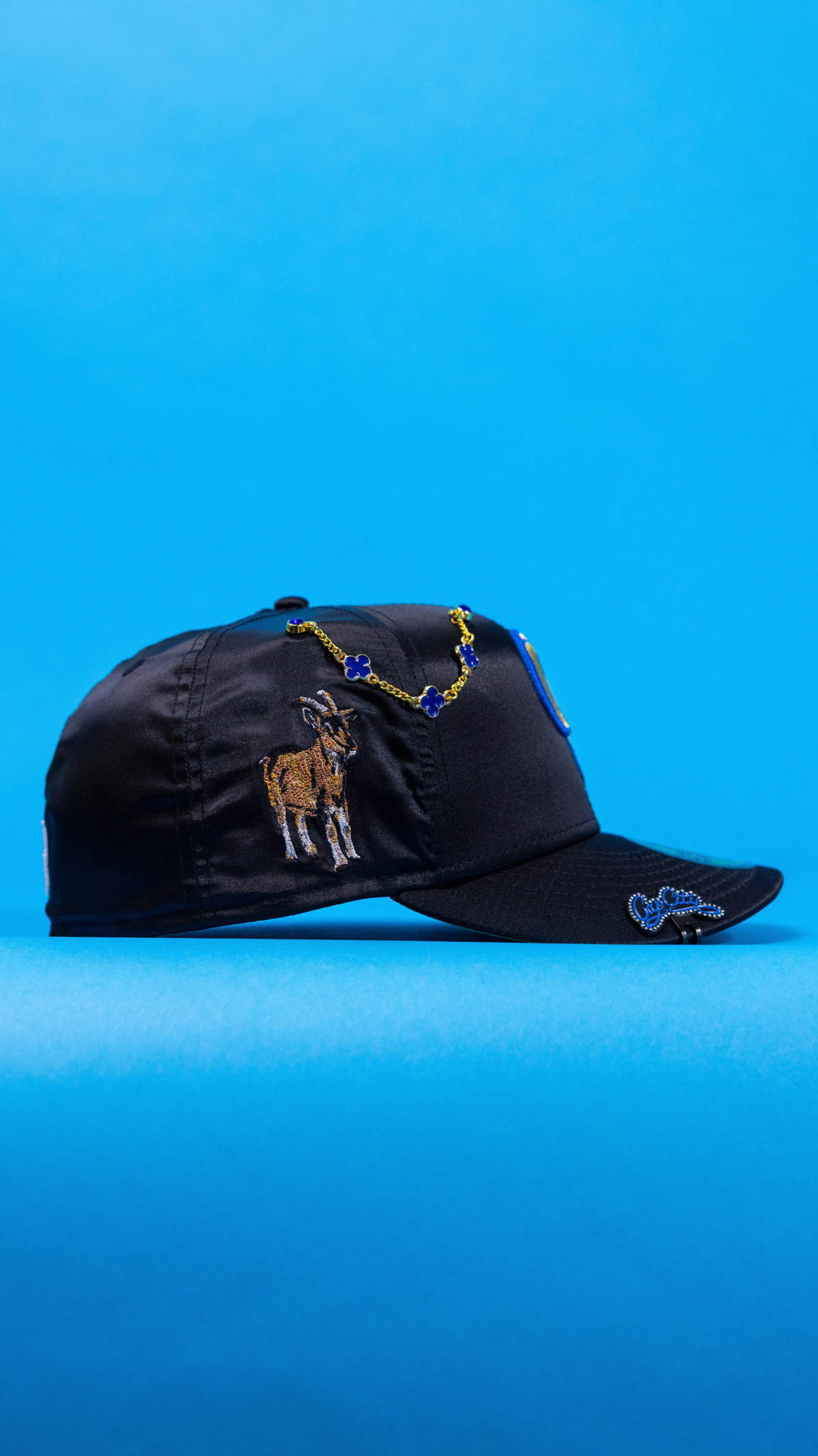 New Era Exclusive 59Fifty Satin Los Angeles Rams W/ Goat Side Patch