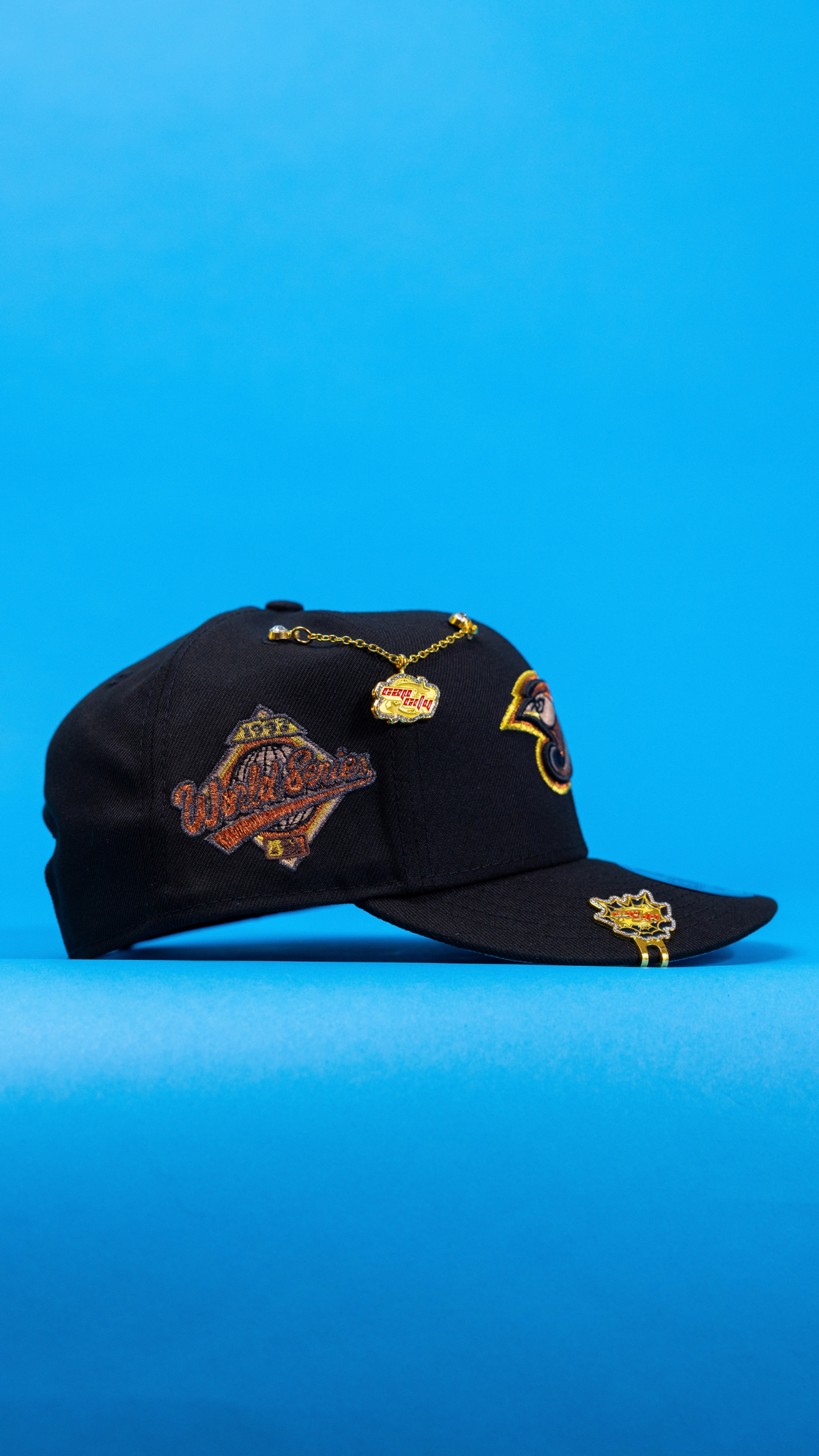 New Era Exclusive 9Fifty Black Toronto Blue Jays Snapback W/ 1993 World Series Side Patch