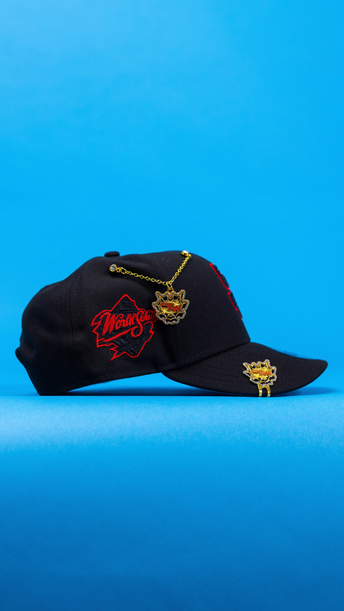 New Era Exclusive 9Fifty Blacked Out San Diego Padres Snapback W/ World Series Side Patch