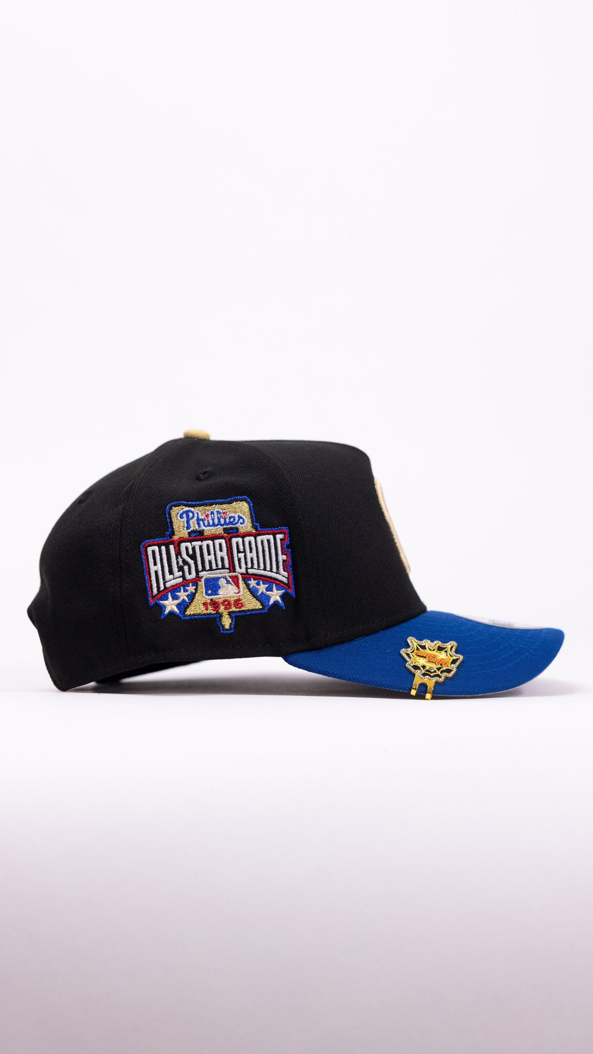 New Era 9Fifty A-Frame Black/Navy Philadelphia Phillies Snapback W/ 1996 All Star Game Side Patch