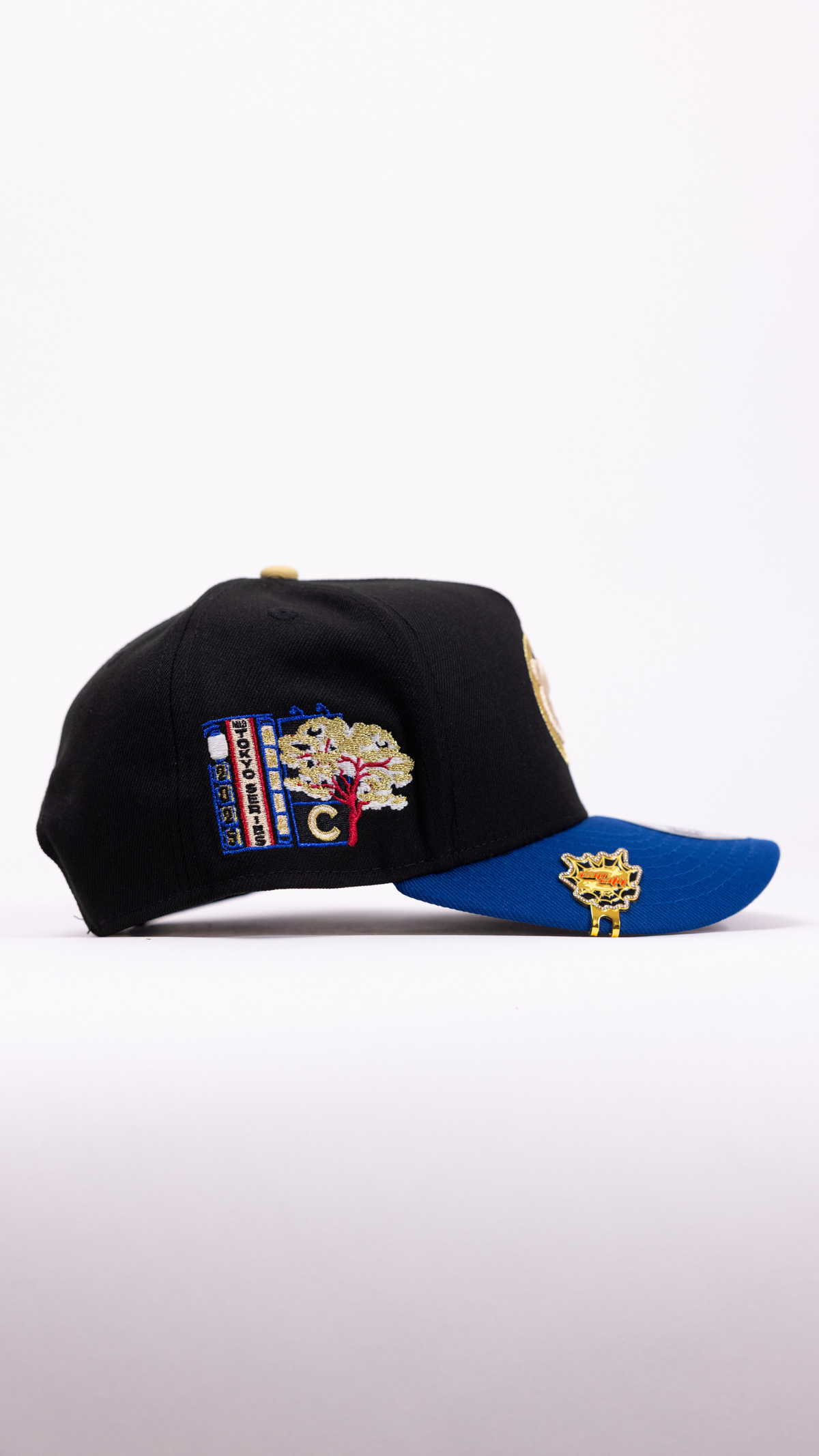 New Era 9Fifty A-Frame Black/Navy Chicago Cubs Snapback W/ Tokyo Series Side Patch