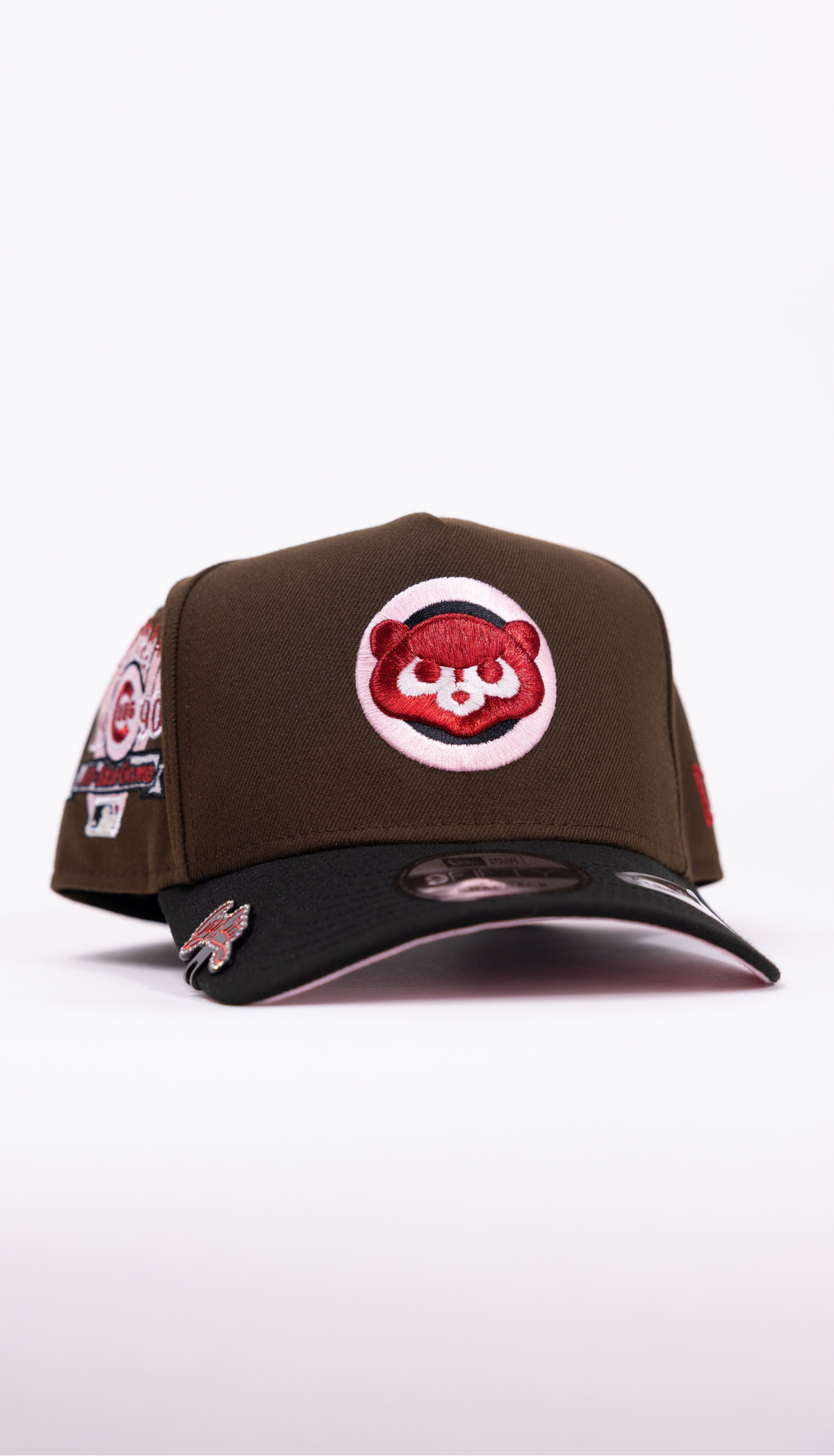 New Era 9Fifty A-Frame Brown/Black Chicago Cubs Snapback W/ 1990 All Star Game Side Patch