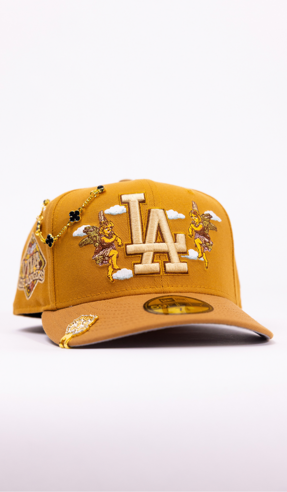 New Era Exclusive 59Fifty Bronze Los Angeles Dodgers "City Of Angels" W/ Viva Los Dodgers Side Patch
