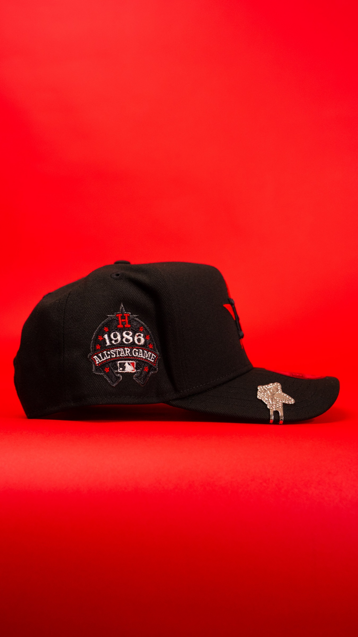 New Era 9Fifty A-Frame Black Houston Astros Snapback W/ 1986 All Star Game Side Patch