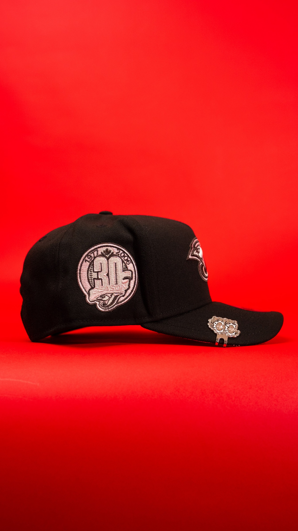 New Era 9Fifty A-Frame Black Toronto Blue Jays Snapback W/ 30th Season Side Patch