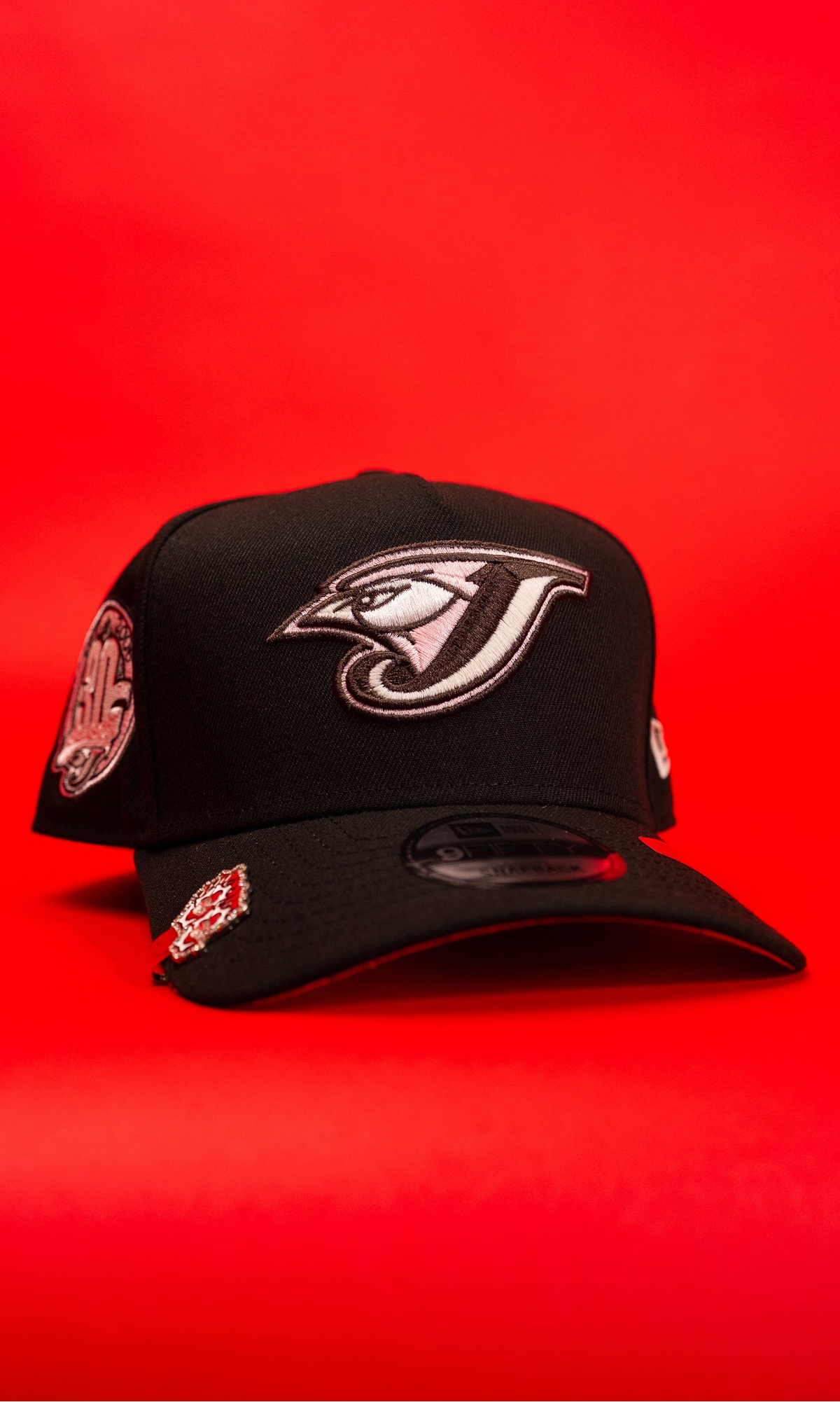 New Era 9Fifty A-Frame Black Toronto Blue Jays Snapback W/ 30th Season Side Patch
