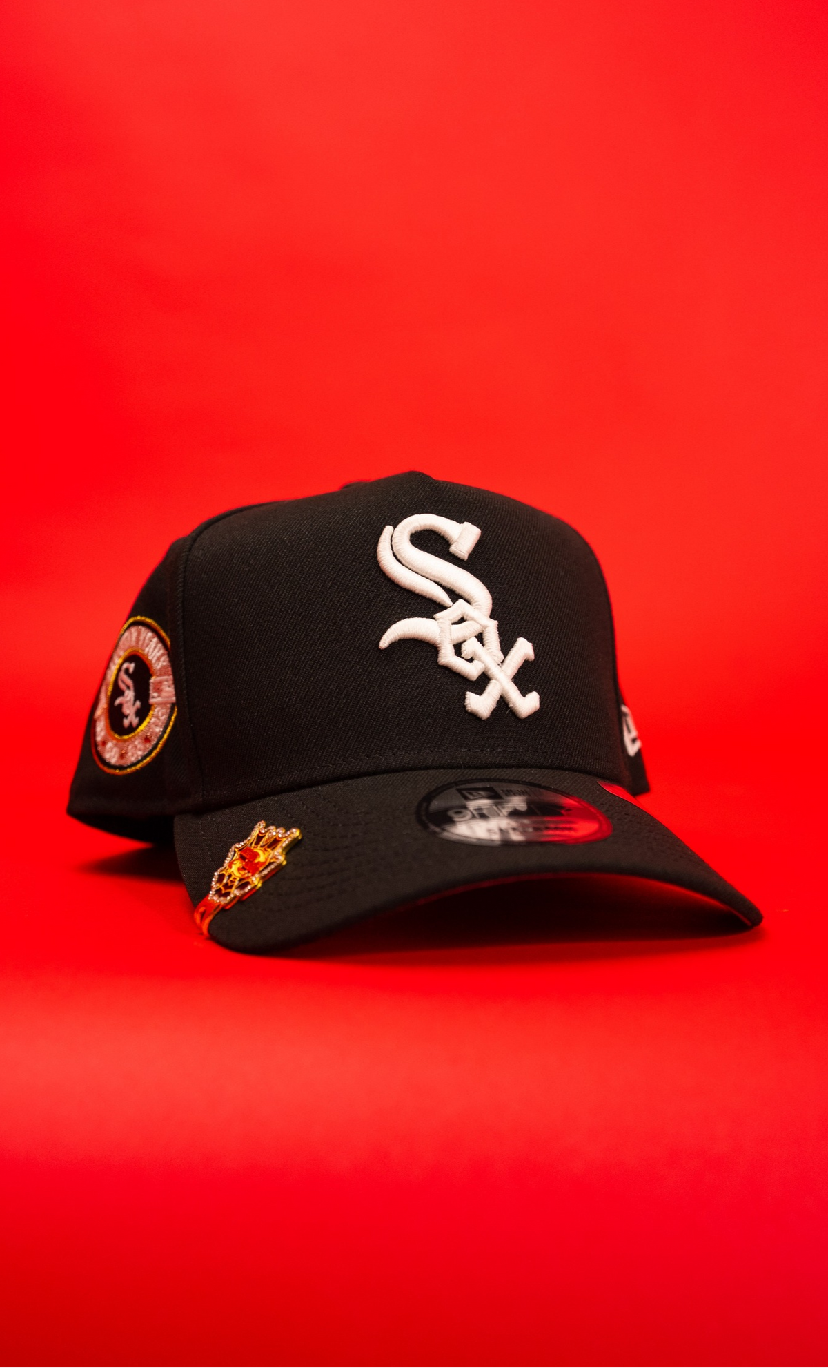 New Era 9Fifty A-Frame Black Chicago White Sox Snapback W/ All Star Years Side Patch