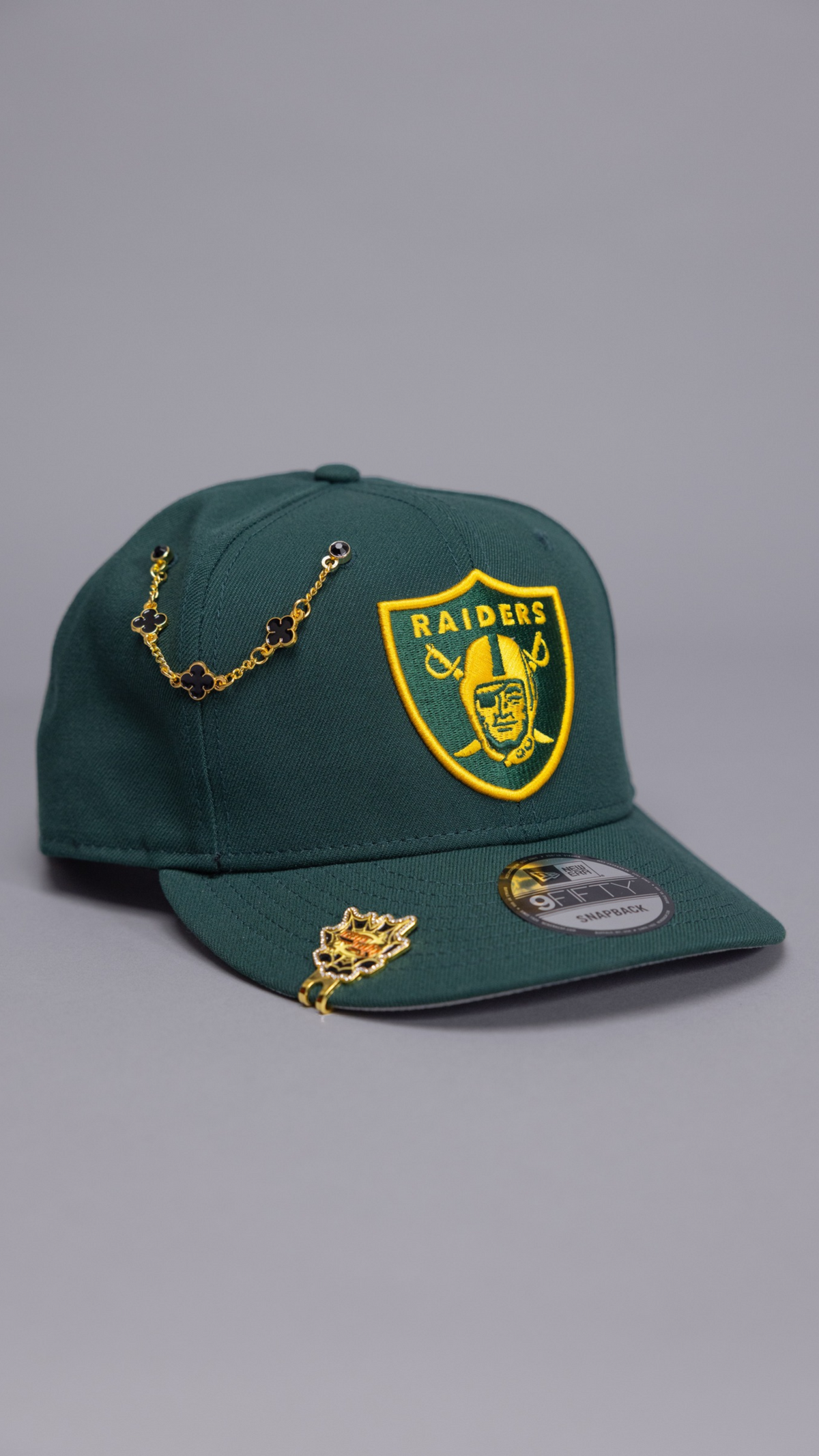 New Era Exclusive 9Fifty Forest Green Las Vegas Raiders Snapback