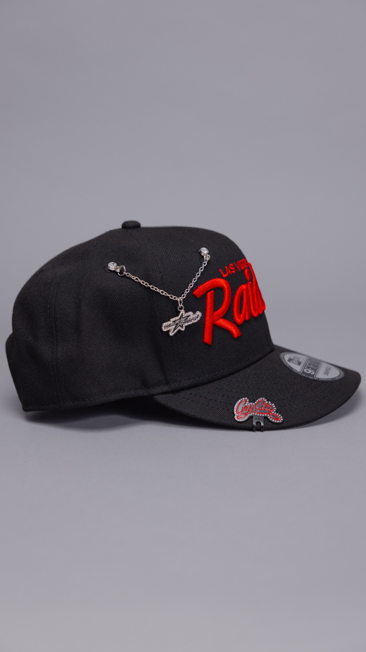 New Era Exclusive 9Fifty Black Las Vegas Raiders Script Snapback