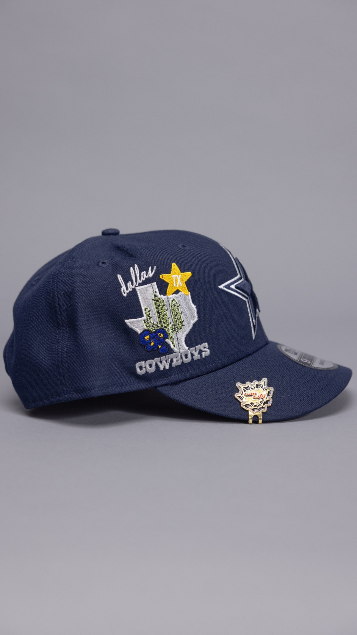 New Era Exclusive 9Fifty Navy Cowboys Snapback w/ "Texas State" Side patch