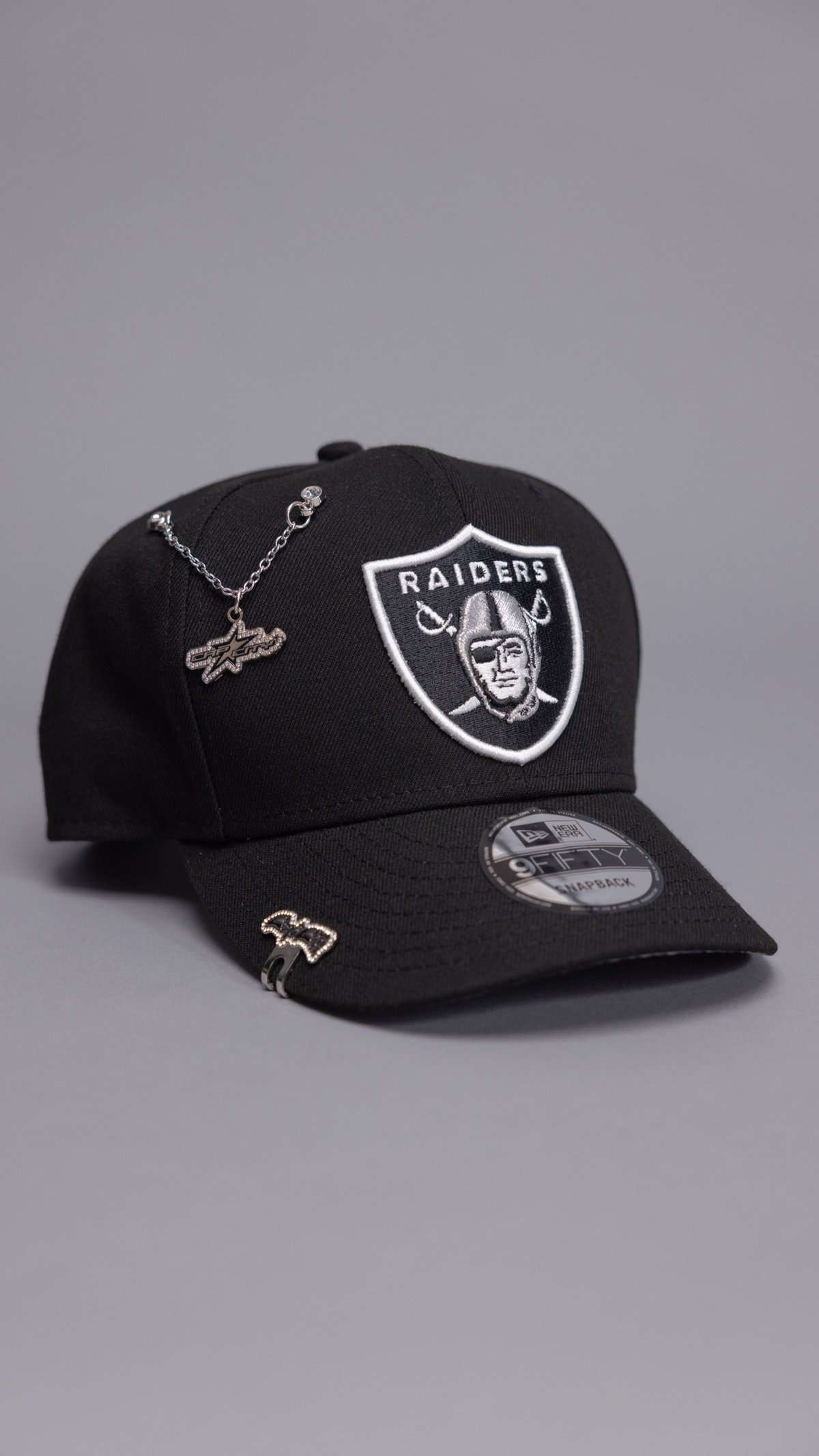 New Era Exclusive 9Fifty Black Las Vegas Raiders Snapback