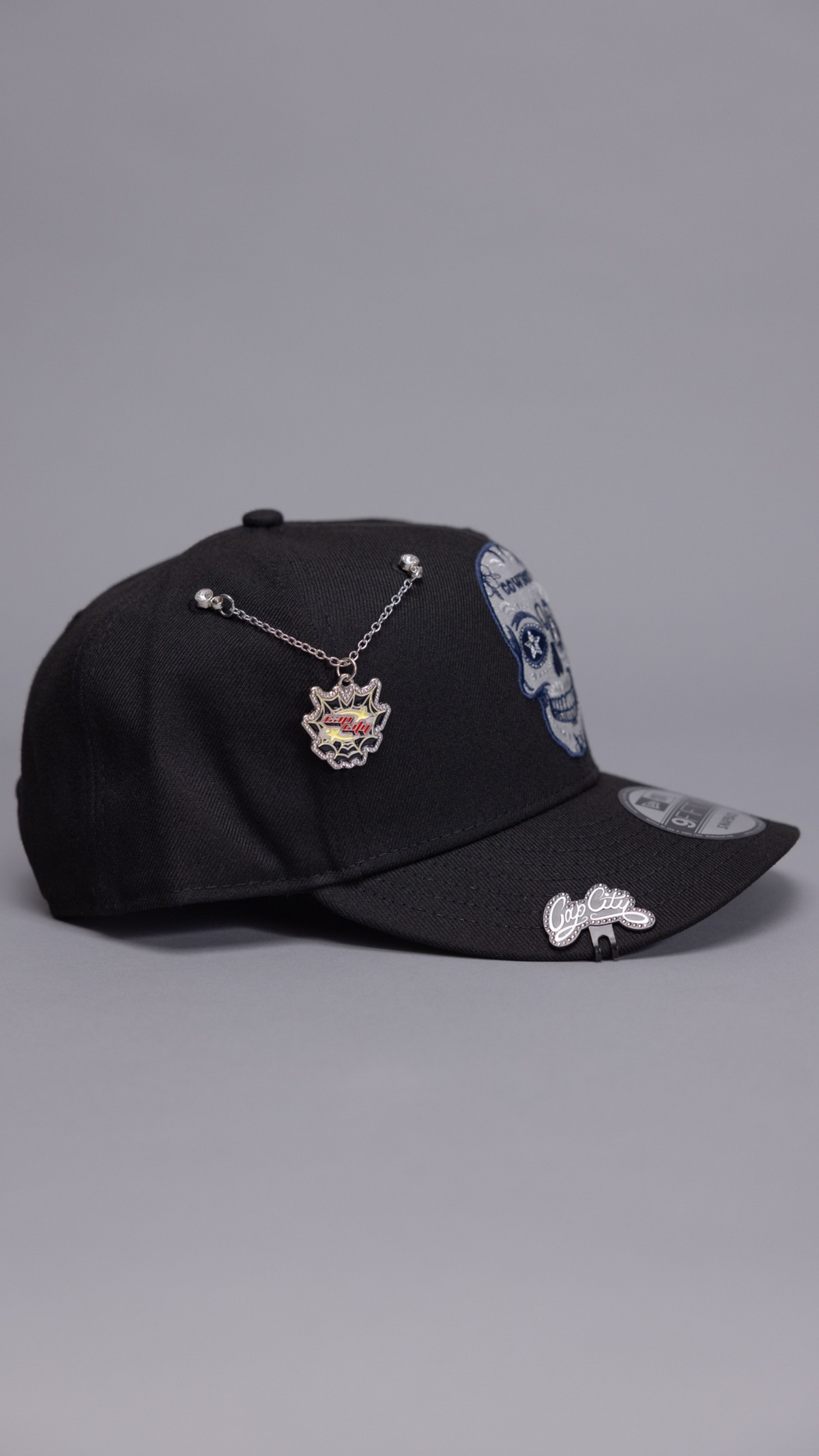 New Era Exclusive 9Fifty Black Cowboys "Calavera" Snapback