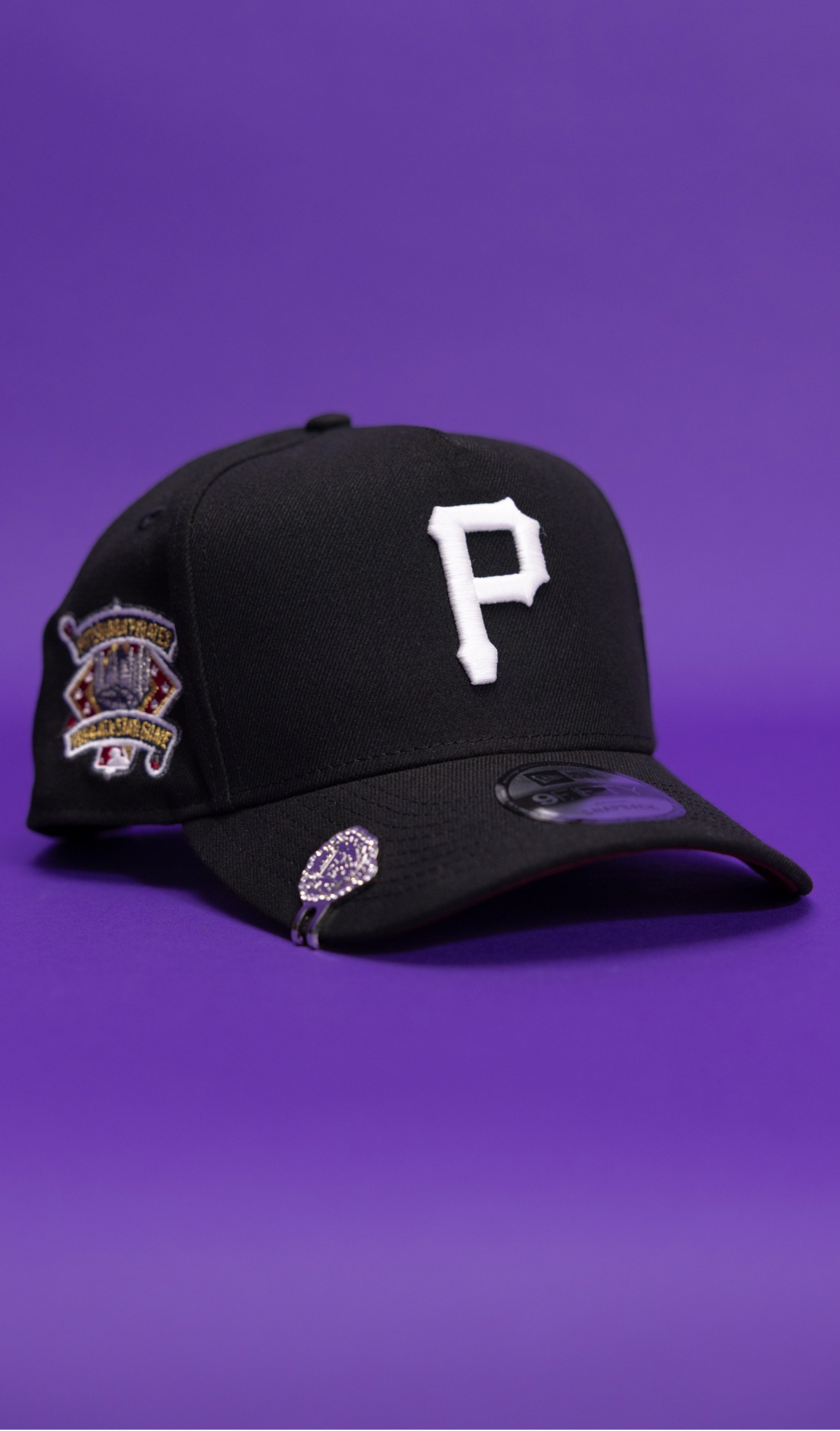 New Era 9Fifty A-Frame Black Pittsburgh Pirates Snapback W/ All Star Game Side Patch