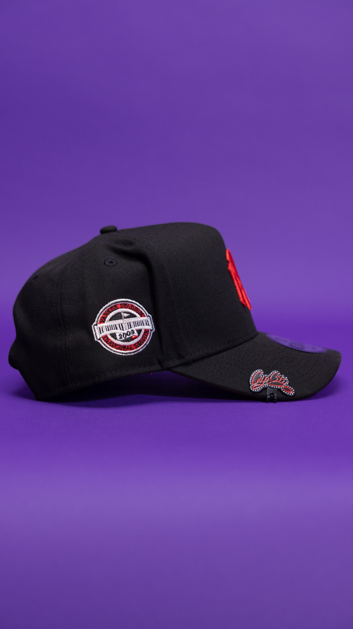 New Era 9Fifty A-Frame Black New York Yankees Snapback W/ 2009 Inaugural Season Side Patch