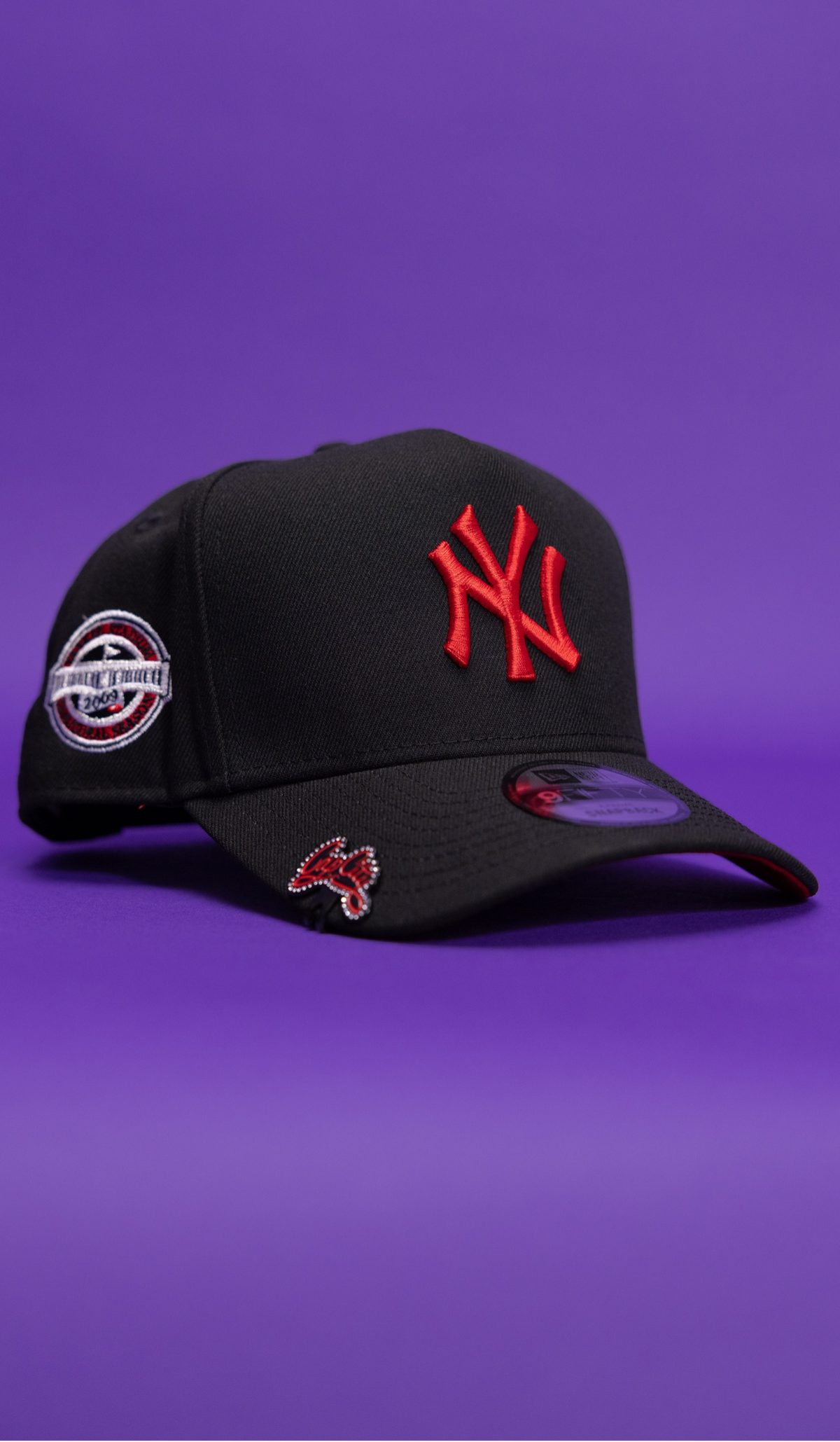 New Era 9Fifty A-Frame Black New York Yankees Snapback W/ 2009 Inaugural Season Side Patch