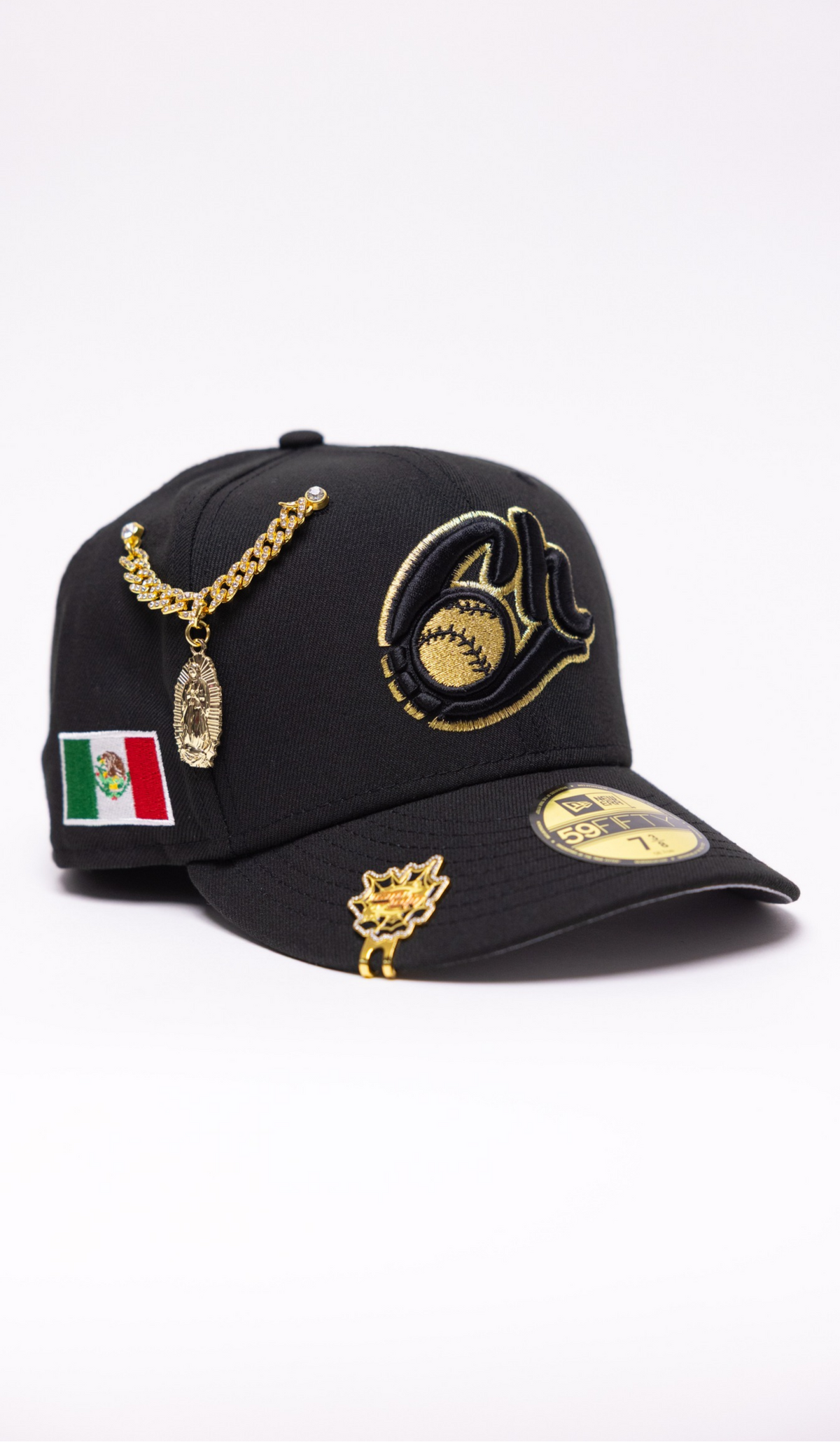 Charros de Jalisco Mexico Flag 59FIFTY Fitted – Black