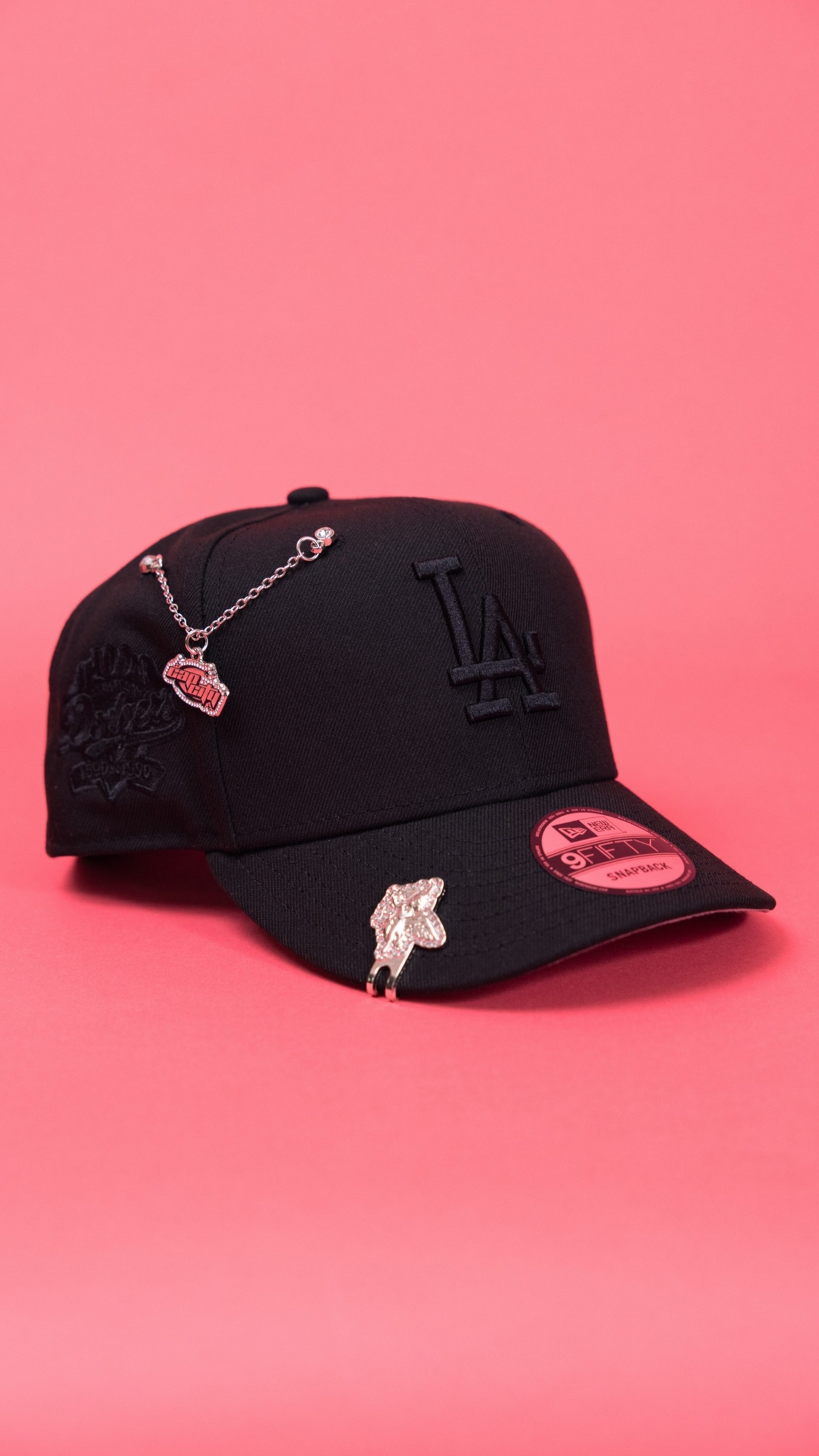 Dodgers Blacked Out 9Fifty Snapback - Black