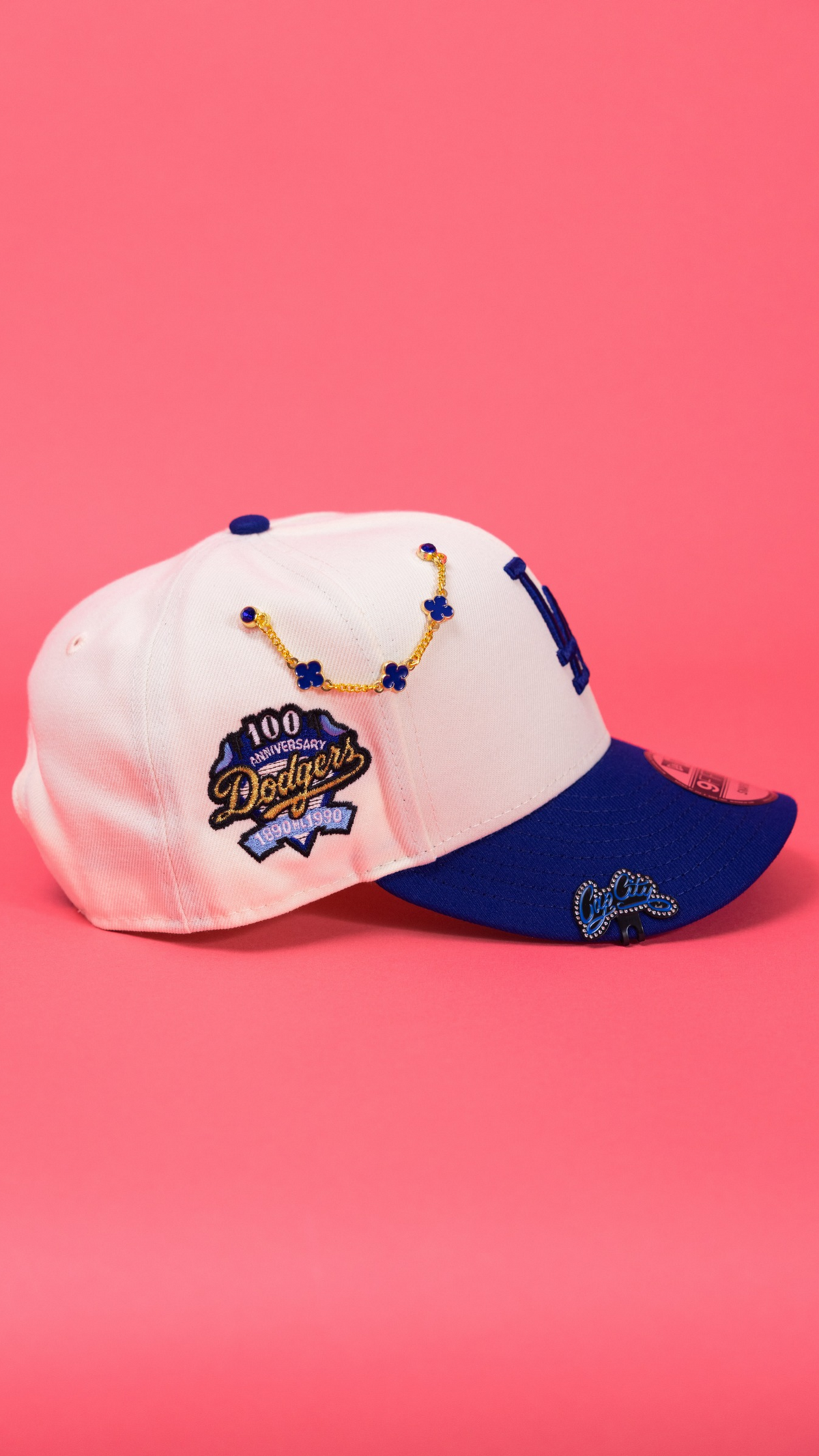 Dodgers 9Fifty Snapback - Chrome/Blue