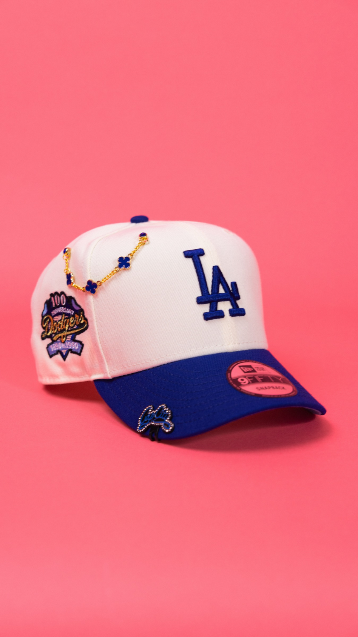 Dodgers 9Fifty Snapback - Chrome/Blue
