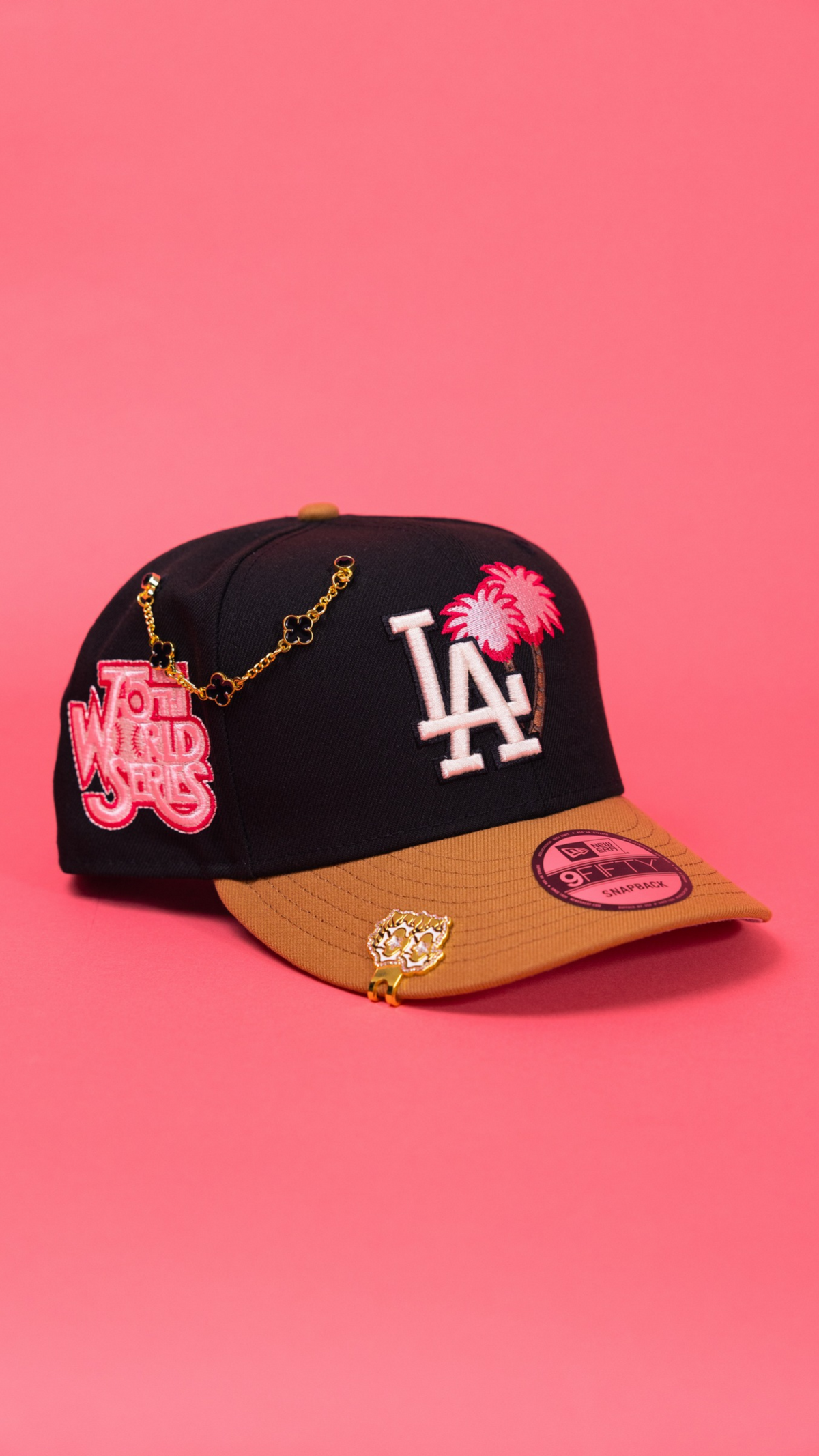 Dodgers Palm Tree 9Fifty Snapback - Black/Khaki