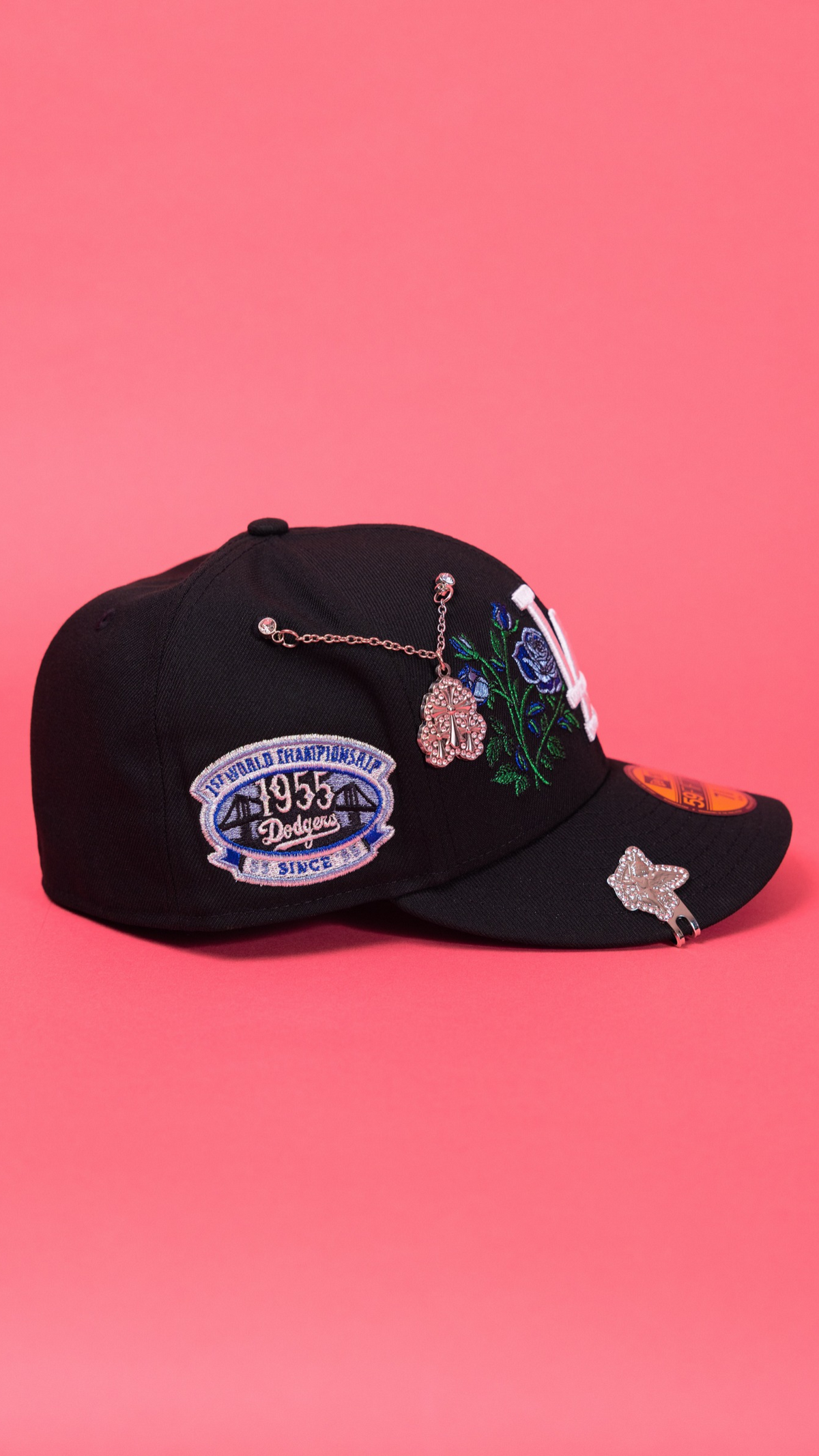 Dodgers Blooming Rose 59Fifty Fitted – Black