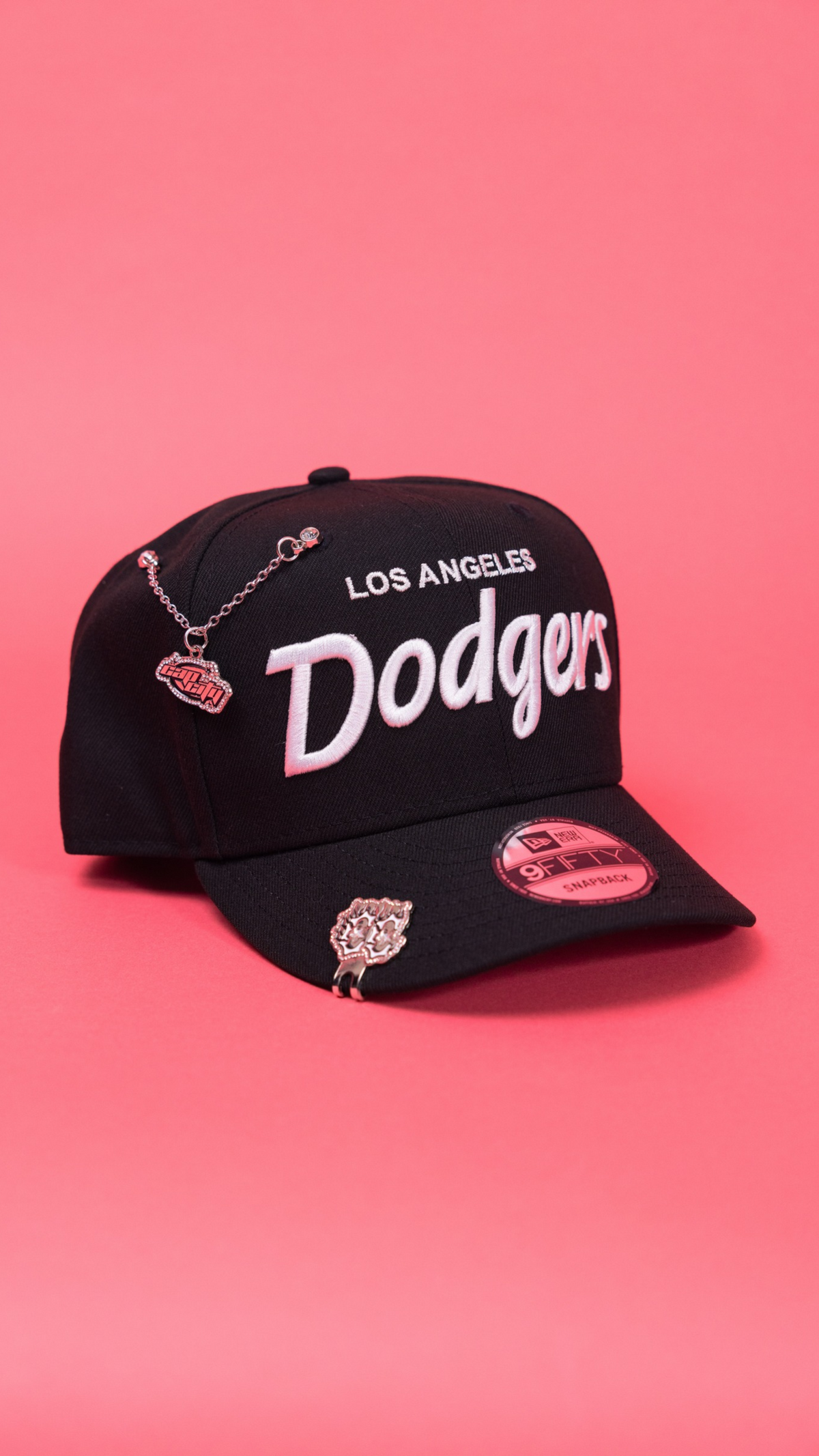 Dodgers Script 9Fifty Snapback - Black