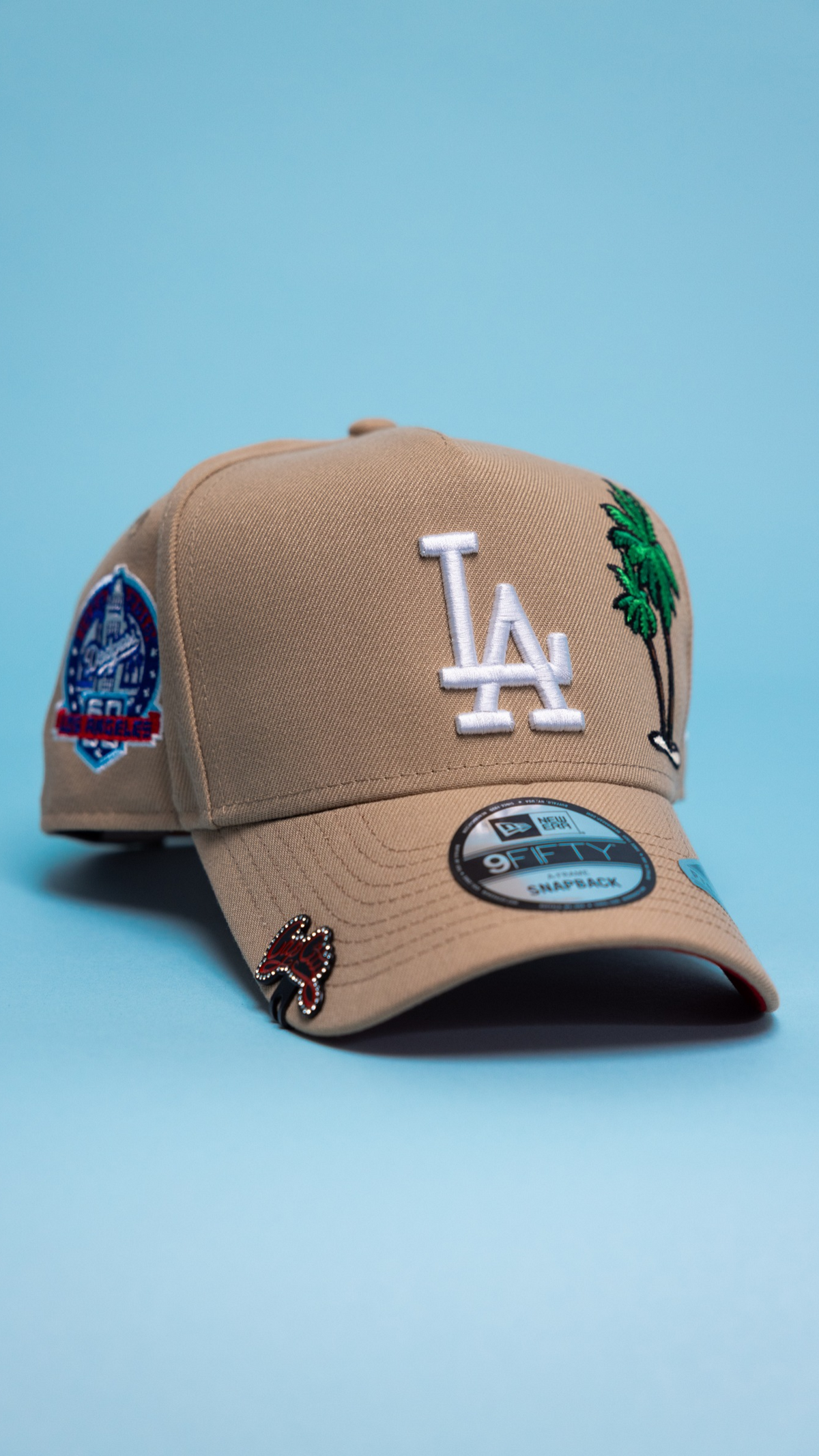 Dodgers Palm Tree 9Fifty A-frame - Beige