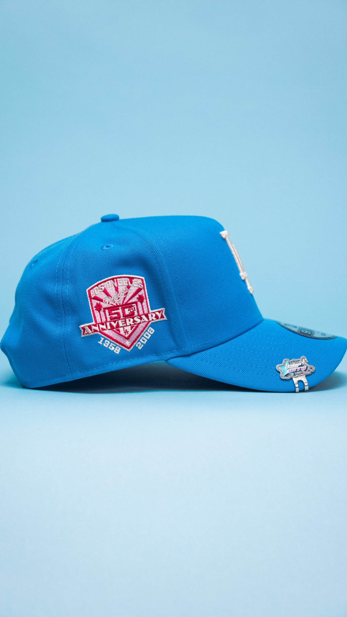 Dodgers Rose 9Fifty A-frame - Icy Blue