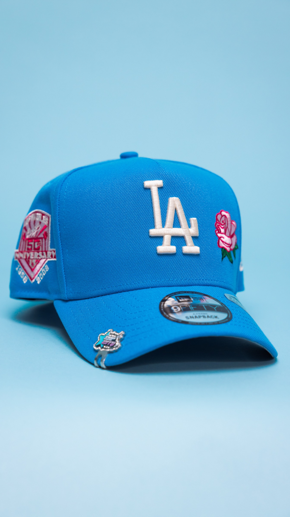 Dodgers Rose 9Fifty A-frame - Icy Blue