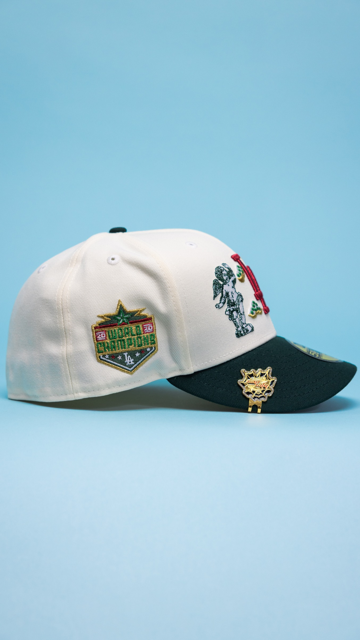 Dodgers Heavenly City 59Fifty Fitted – Chrome/Forest Green
