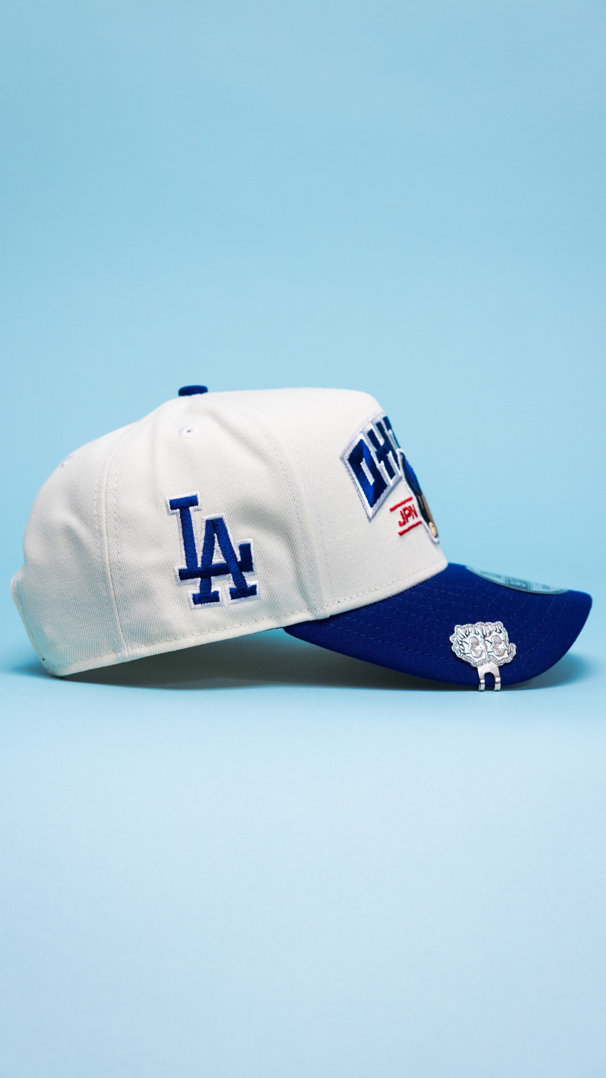 Dodgers Ohtani Script 9Fifty A-frame - Chrome/Blue